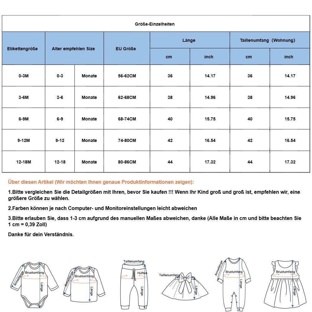 Lapastyle Strampler Neugeborene Babykleidung mit Sptize Sommerkleid süß Partykleid Set (Set, 2-tlg) Baby Mädchen Kurzarm Blumen Strampler & Haarband Outfit A-Linien-Kleid