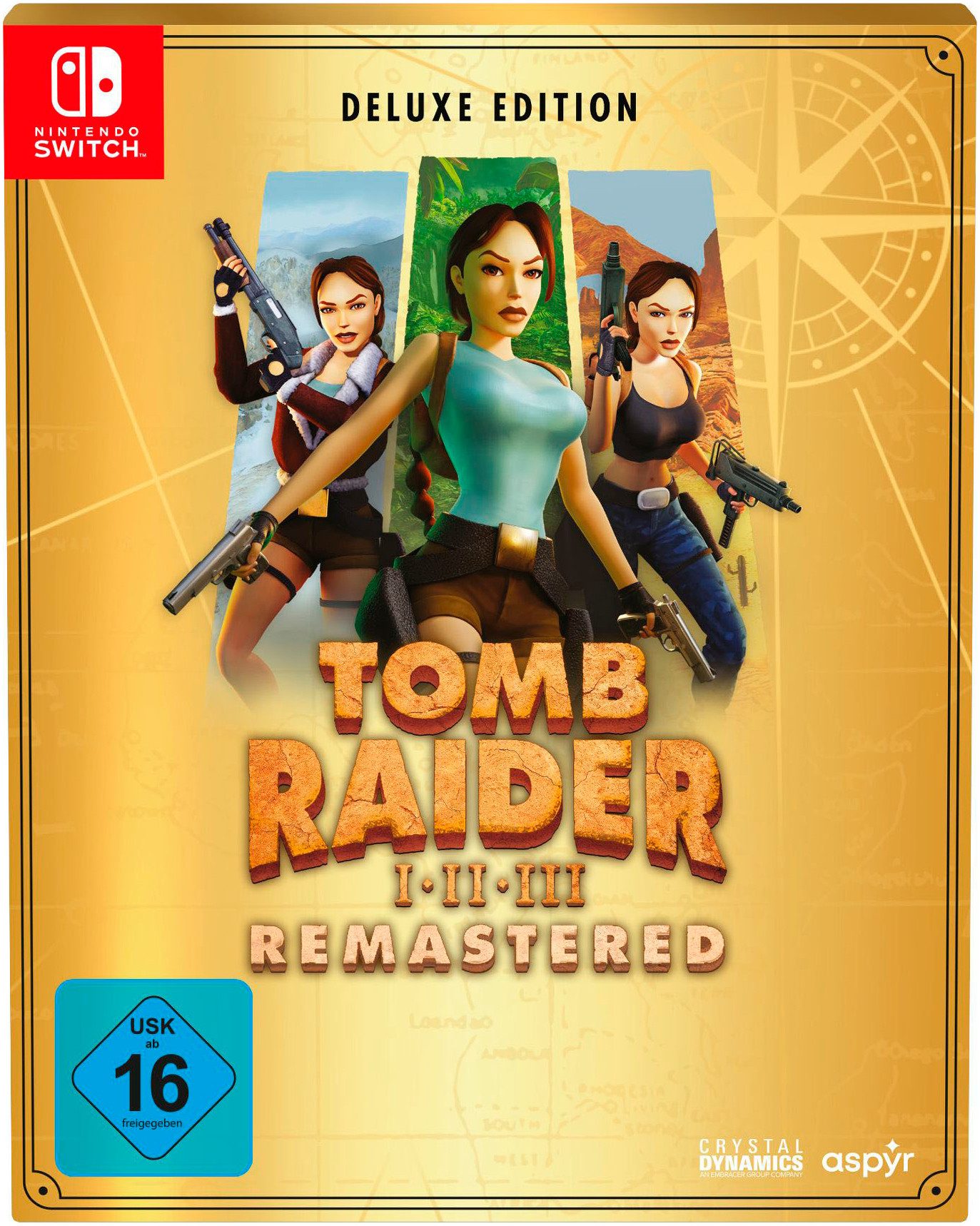 Tomb Raider I-III Remastered Deluxe Edition Nintendo Switch