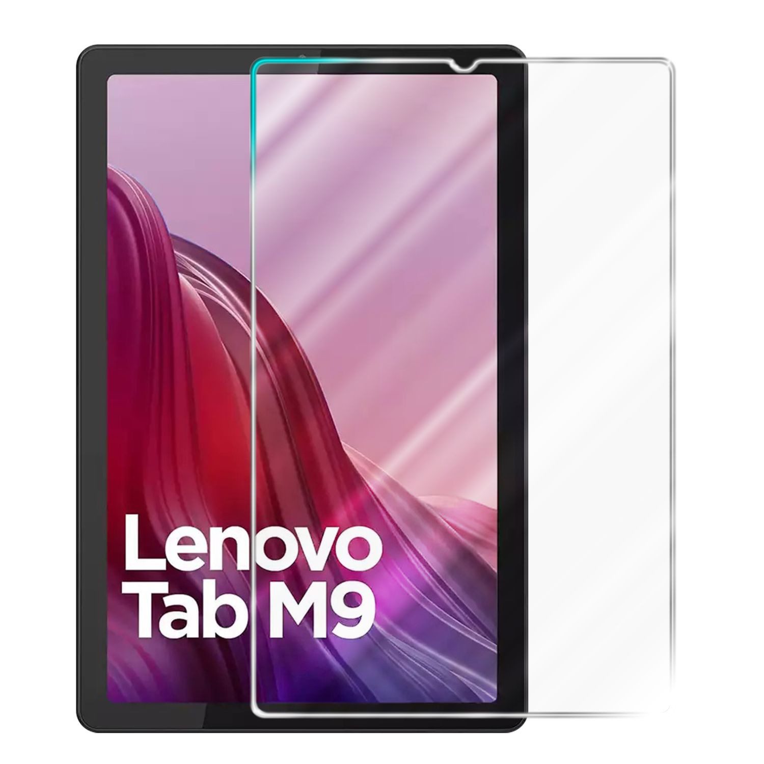 Cadorabo Schutzfolie für Lenovo Tab M9 Schutzfolie, (1-St), Schutzfolie Panzer Folie (Tempered) Display Schutzglas 3D Touch