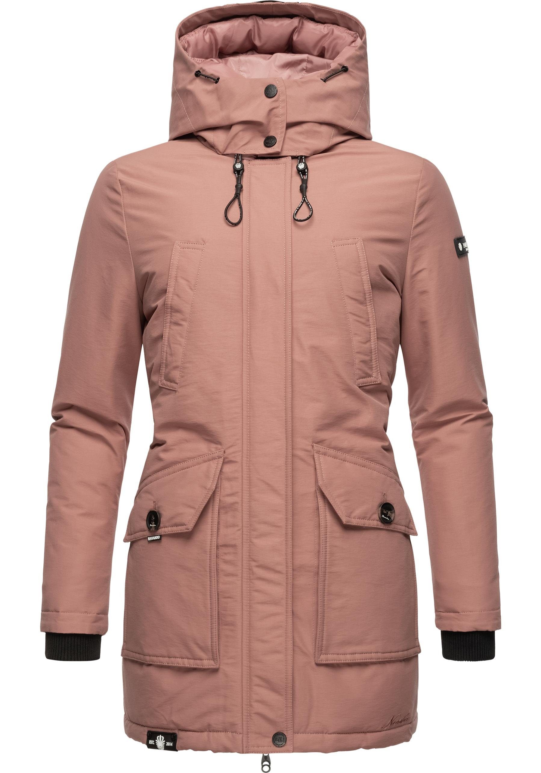 Navahoo Winterjacke Blizzardstorm Warm gefütterter Wintermantel mit Kapuze günstig online kaufen