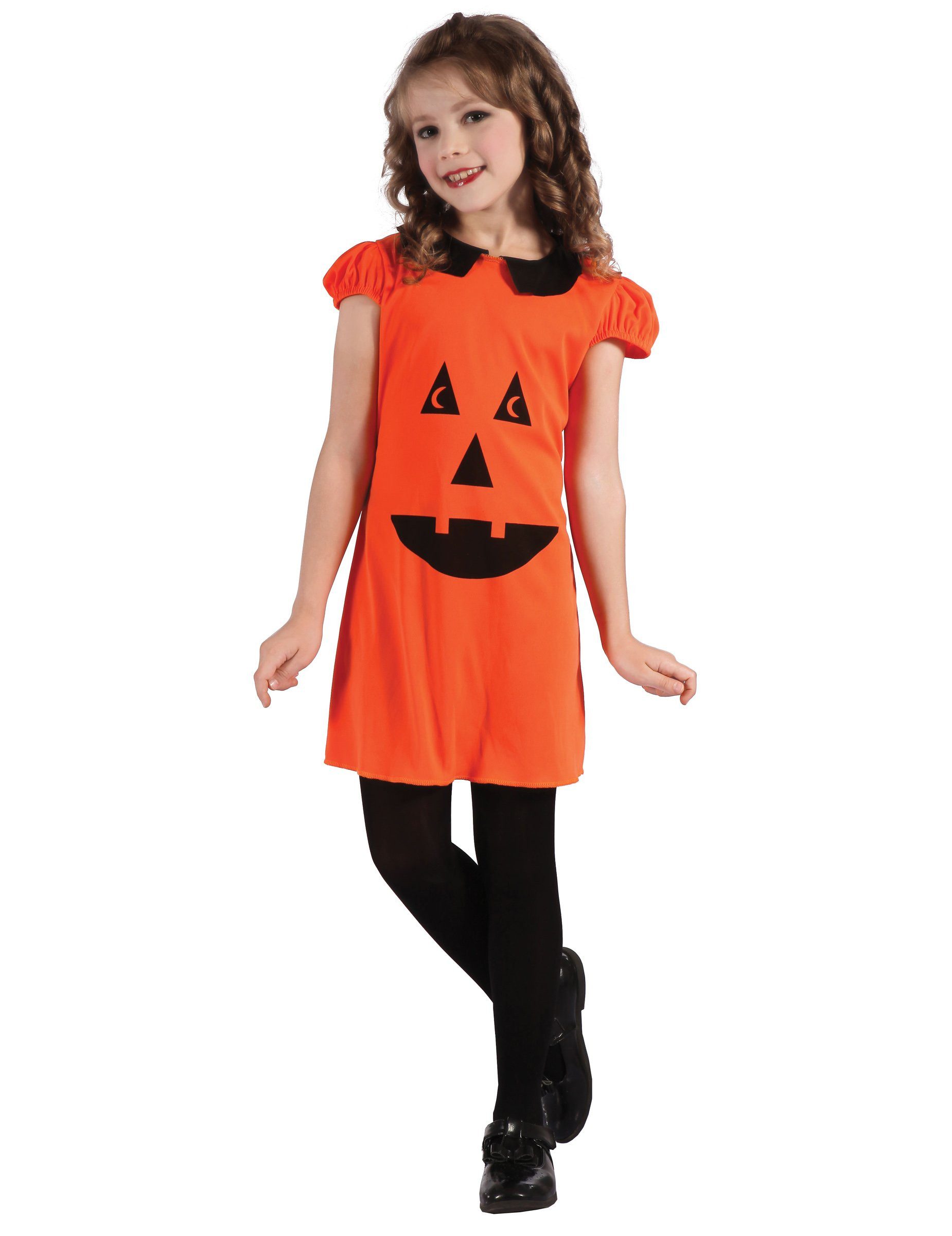JADEO Kostüm Kürbislaterne-Kinderkostüm Halloweenkostüm orange-schwarz
