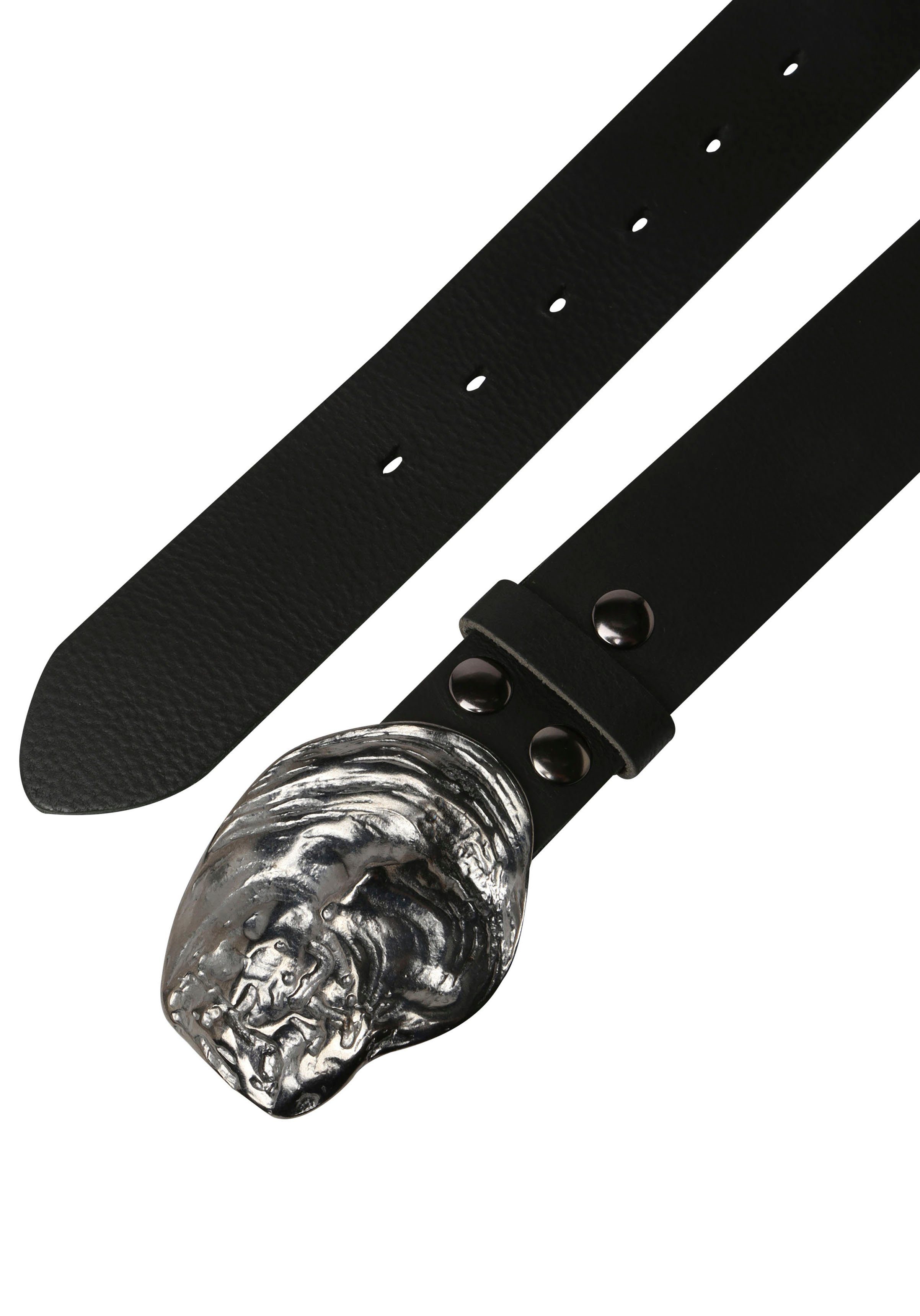 Rettungsring Gürtel Ledergürtel mit austauschbarer Schließe »Auster Muschel günstig online kaufen