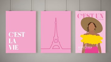 MOTIVISSO Poster Emily in Paris - C'est La Vie
