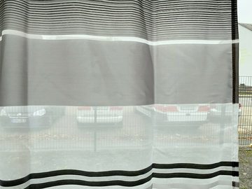 Gardine, Clever-Kauf-24, Schlaufen (1 St), transparent, mit Schlaufen und Gardinenband