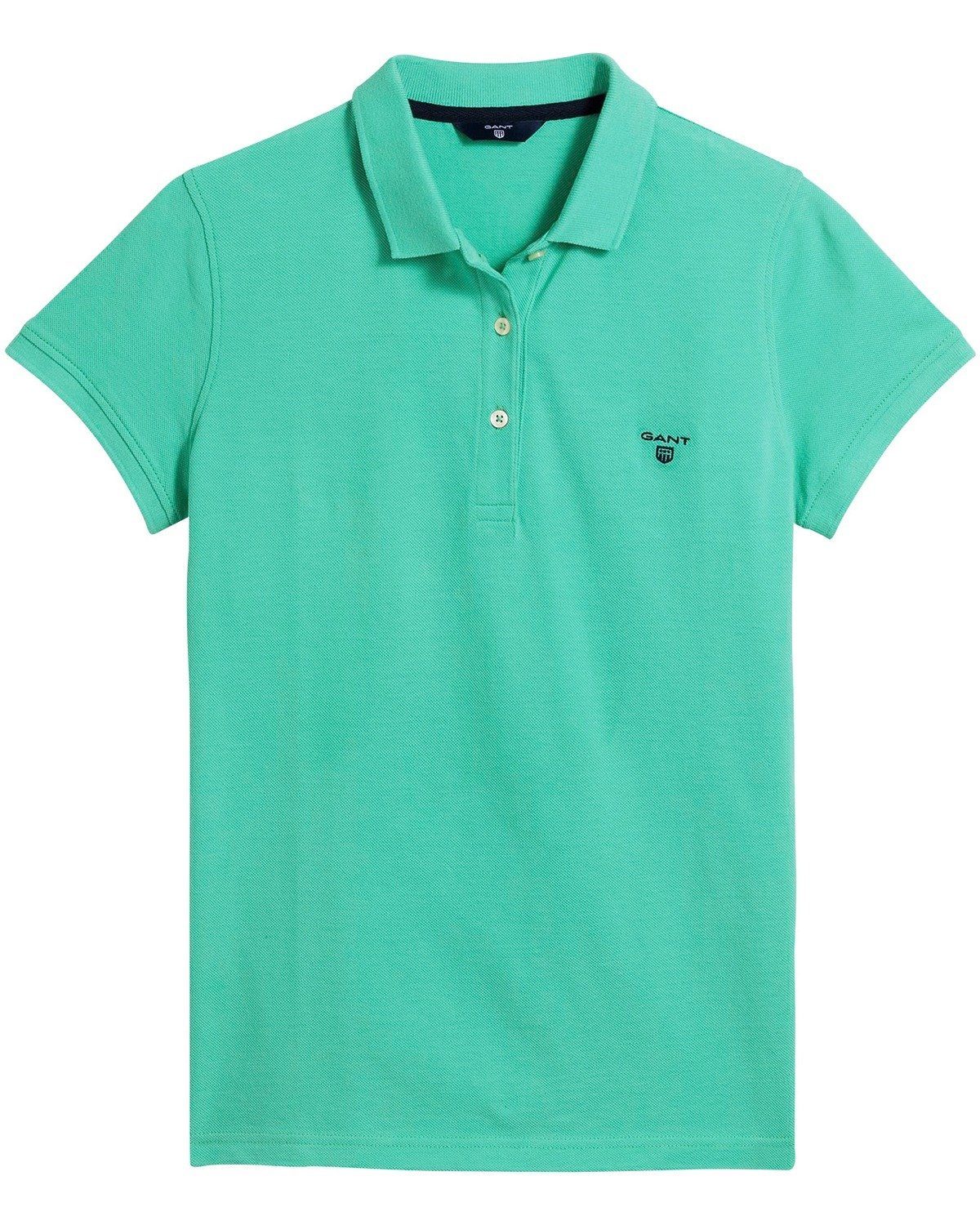 Gant Poloshirt Piqué Poloshirt Türkis