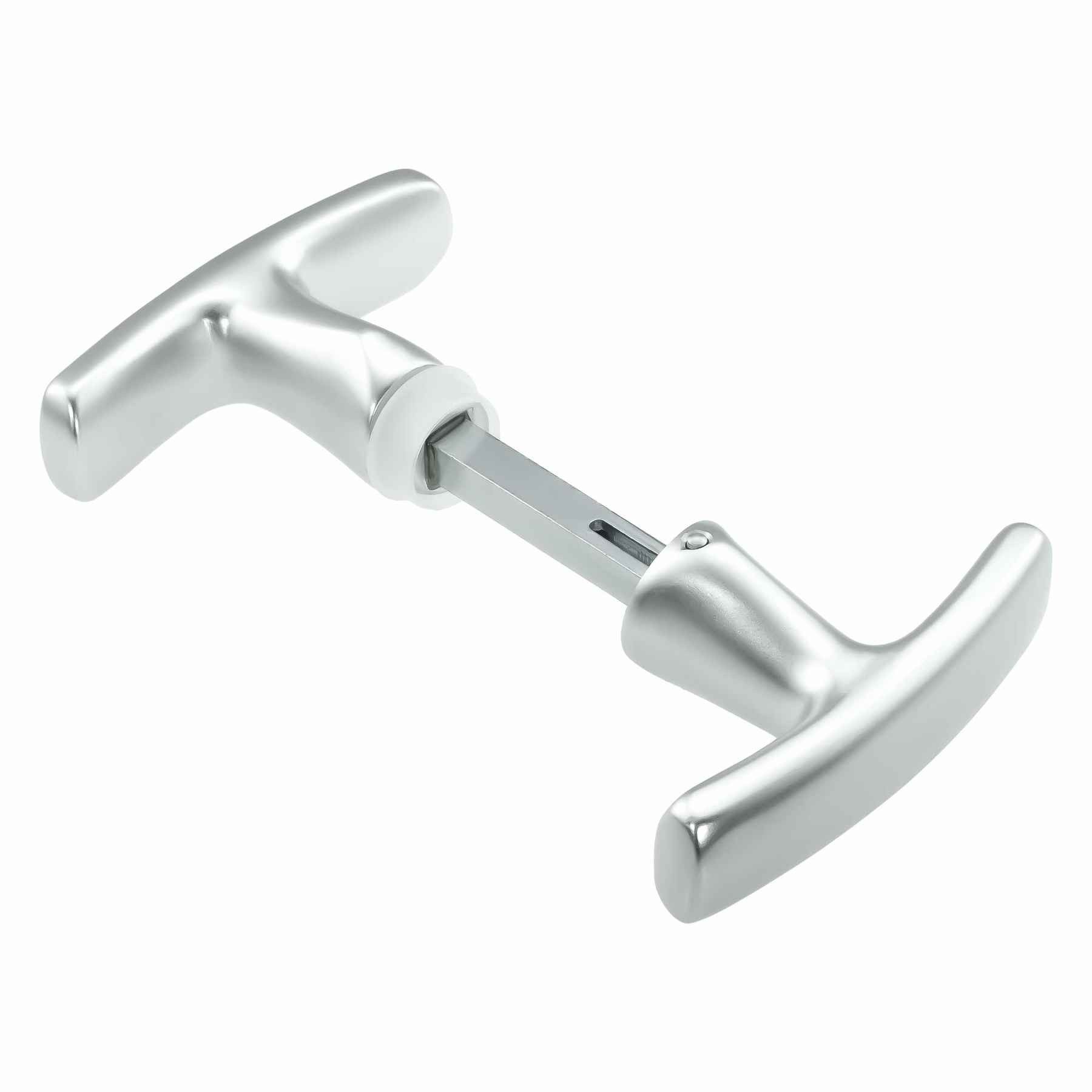 INTRA-TEC Türgriff Garagentorgriff-Set ergonomisch – T-Griff und Innengriff, Aluminium F1