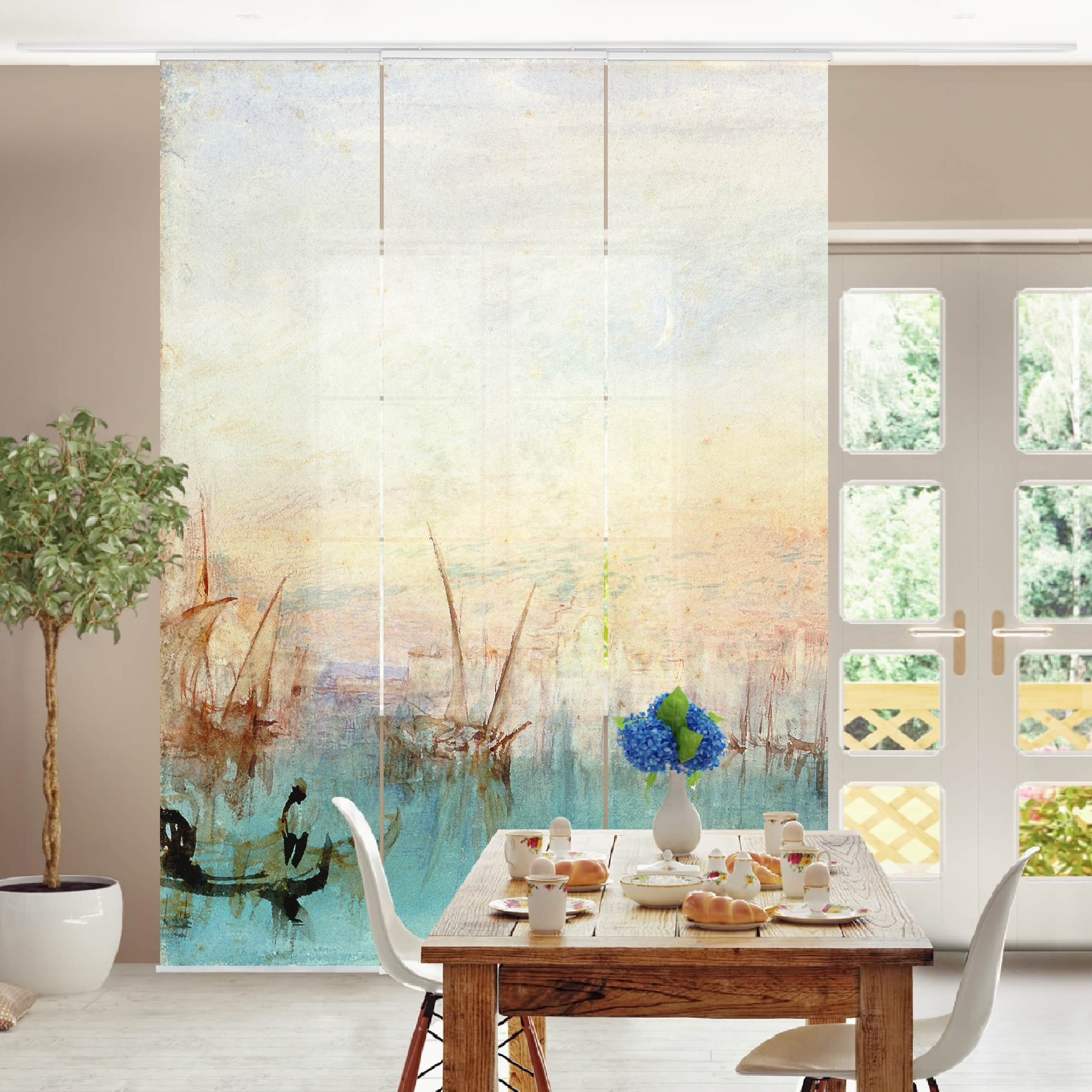 Bilderdepot24 Schiebegardine modern Flächenvorhang blickdicht Turner günstig online kaufen