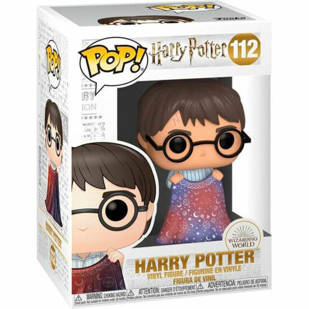 Spielfigur POP Figur Harry Potter Harry mit Unsichtbarkeitsumhang