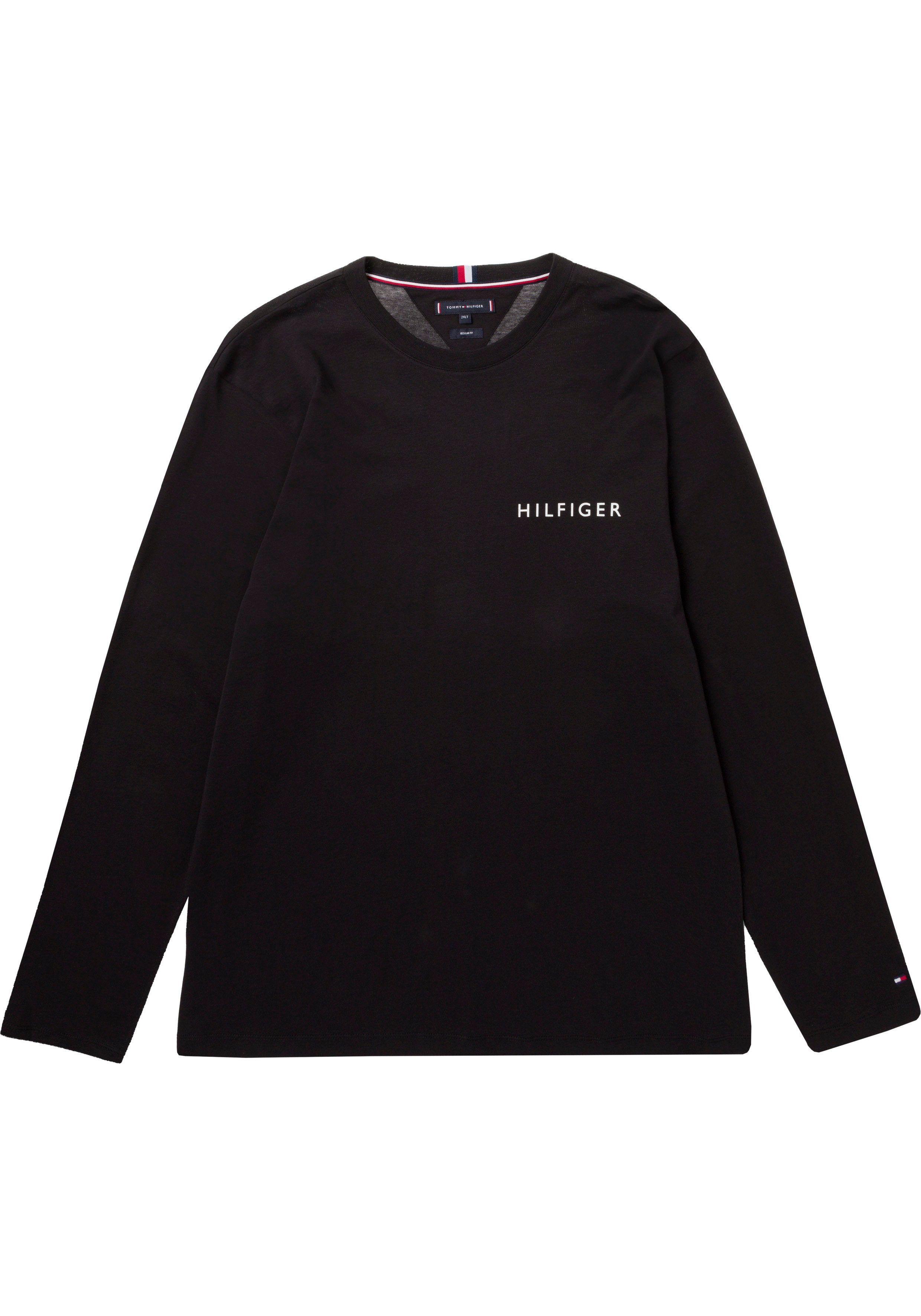 Tommy Hilfiger Big & Tall Langarmshirt Langarmshirt BT-POP COLO (1-tlg) mit Tommy Hilfiger Labelstreifen innen am Ausschnitt