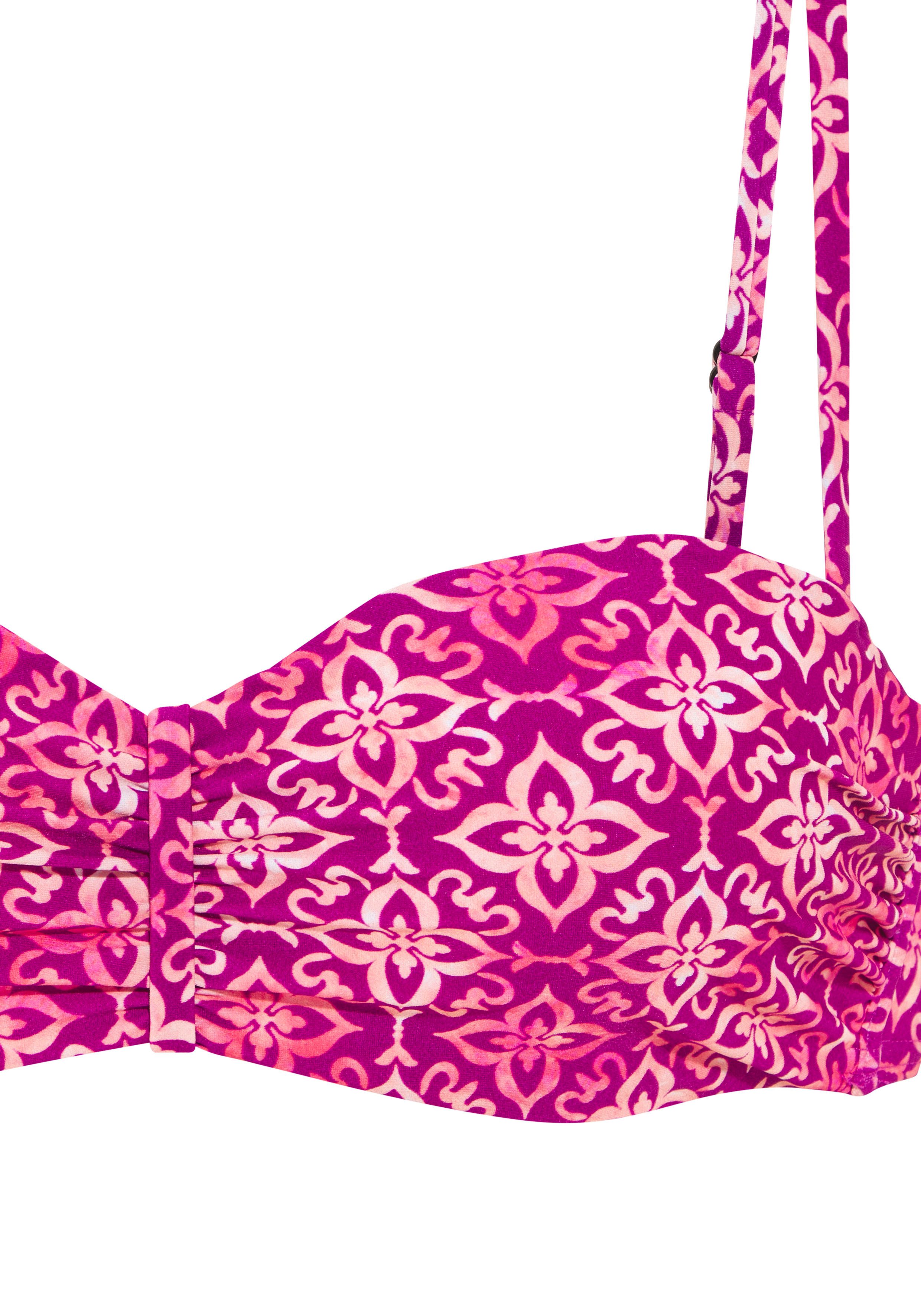 Vivance Bügel-Bandeau-Bikini-Top Cheerio, mit stylischem Allover-Print