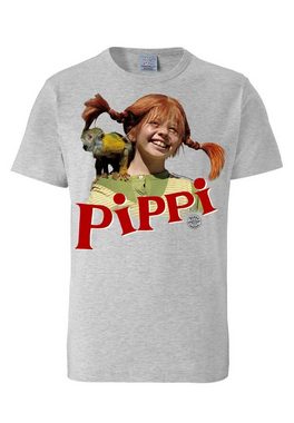 LOGOSHIRT T-Shirt Pippi Langstrumpf - Äffchen Herr Nilsson mit coolem Frontprint