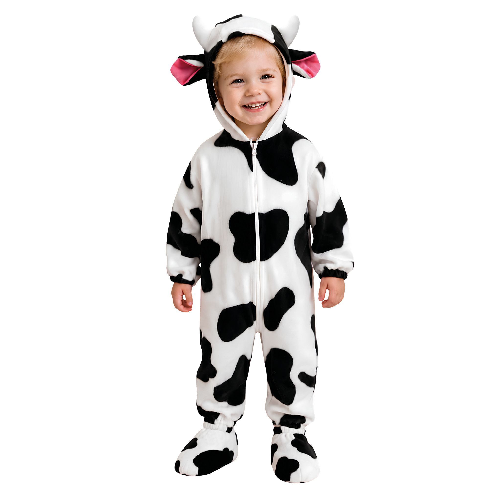 Ikumaal Kostüm Kuh Kostüm-e, F79, Klein-Kinder, Fasching Karneval Fasnacht - Größe: