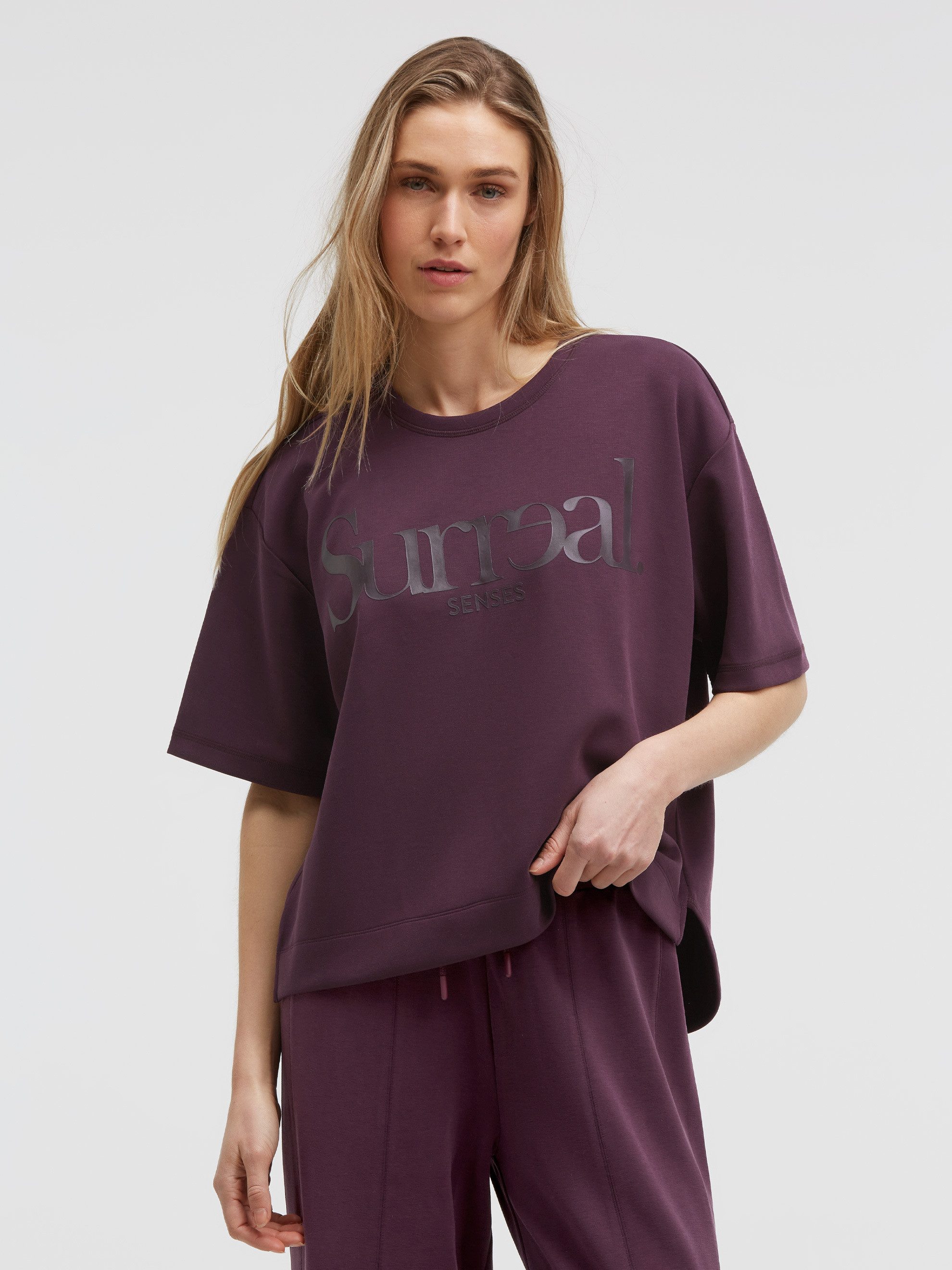 SENSES.THE LABEL Sweater mit abgerundeten Saum