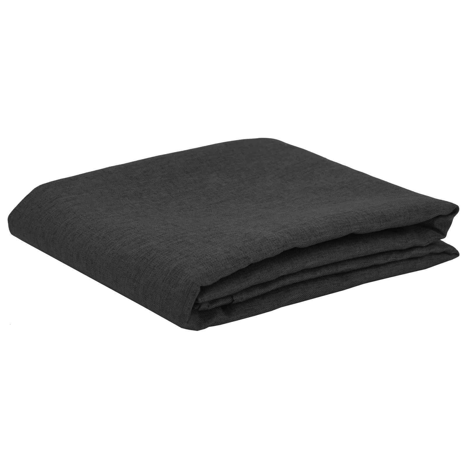 vidaXL Stehtischhusse Tischdecke Quadratisch Dunkelgrau 140 x 140 cm