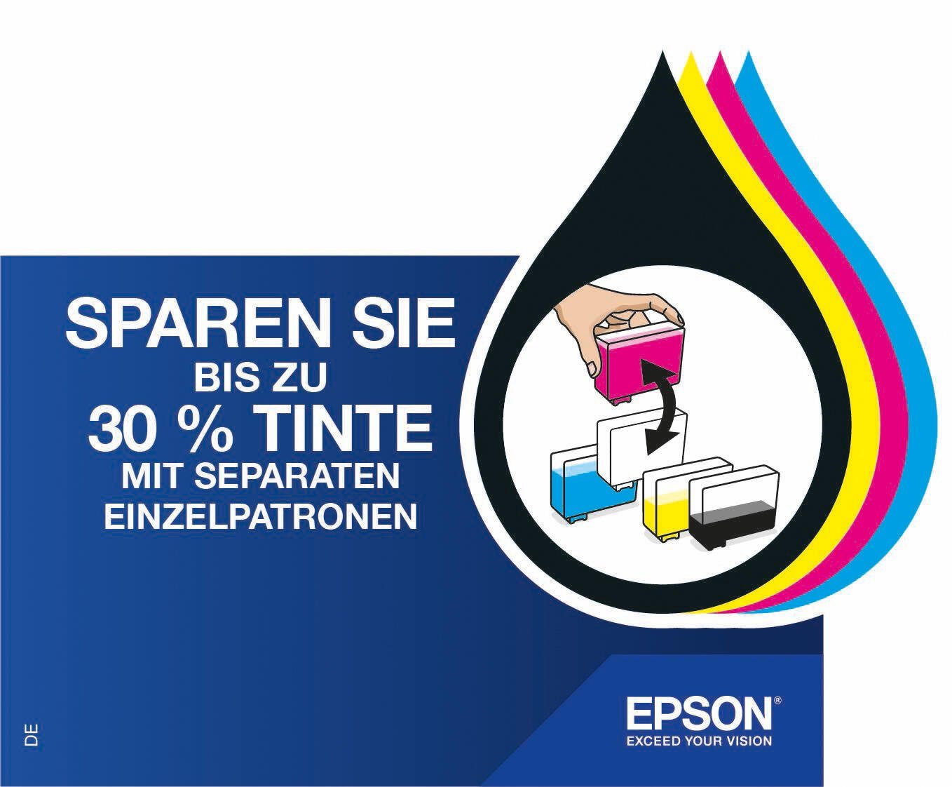 Epson Epson 18 Gänseblümchen Druckerpatrone schwarz Tintenpatrone