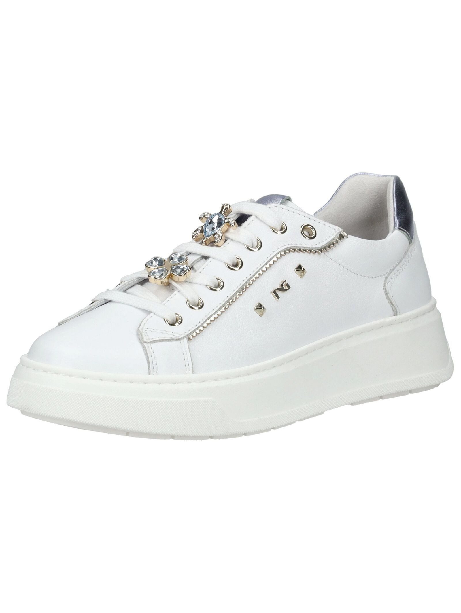 NeroGiardini I411560D - Sneakers da Donna in Pelle con Platform