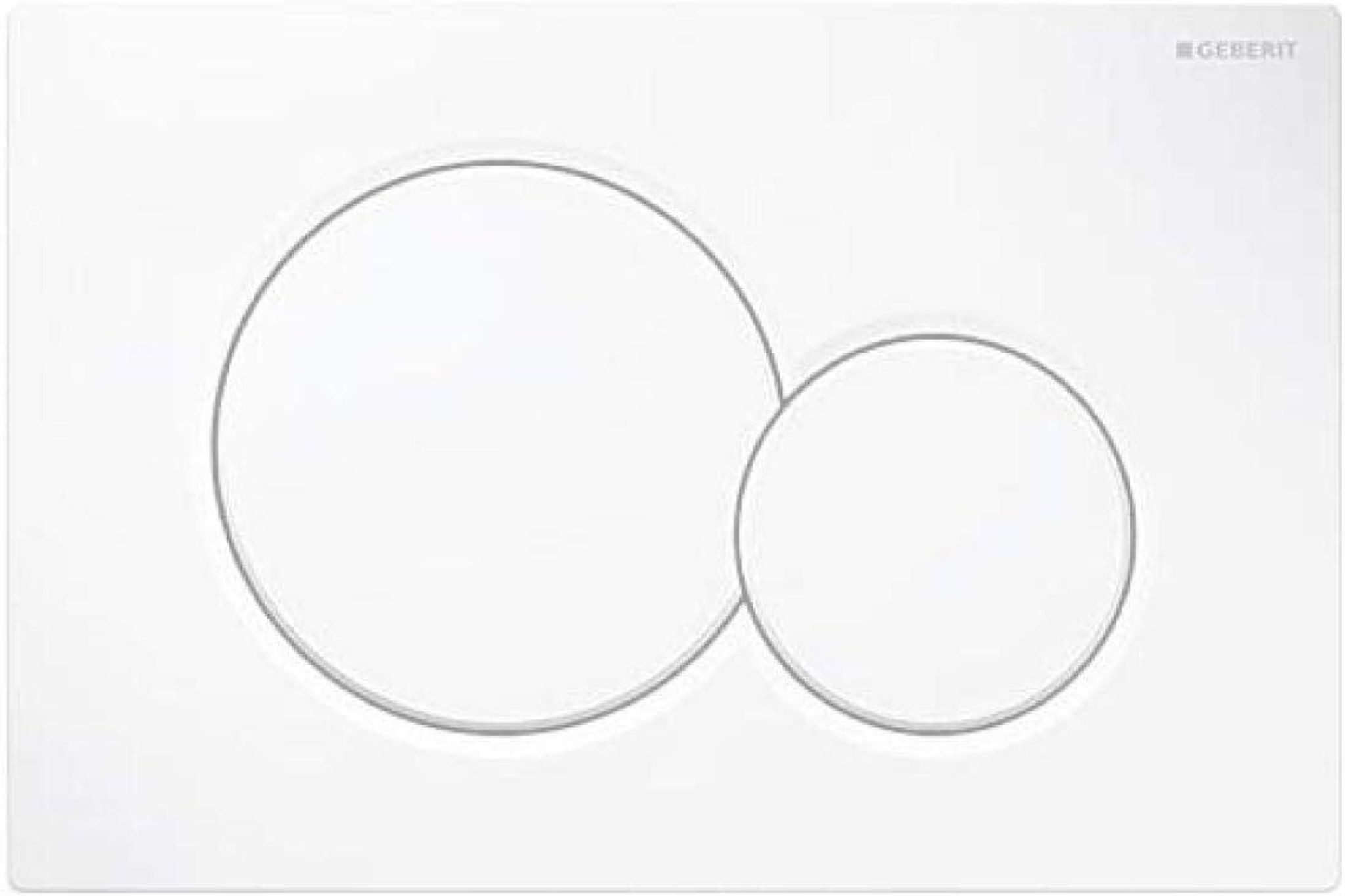 FELIXLEO Betätigungsplatten Geberit Sigma 01 Betätigungsplatte Weiss für UP300 Spülkasten