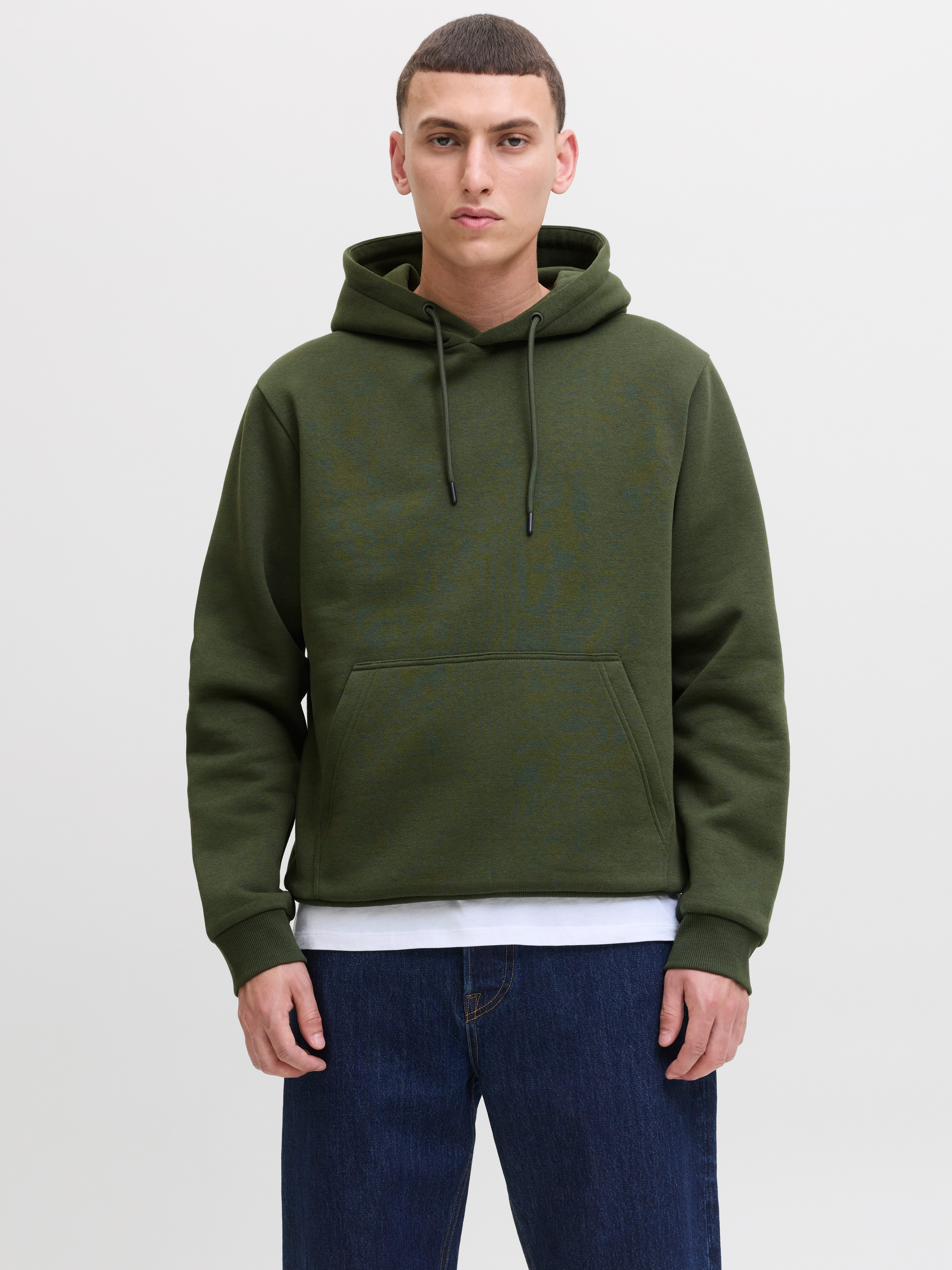 Jack & Jones Kapuzensweatshirt JJEBRADLEY SWEAT HOOD NOOS mit Känguru Tasch günstig online kaufen