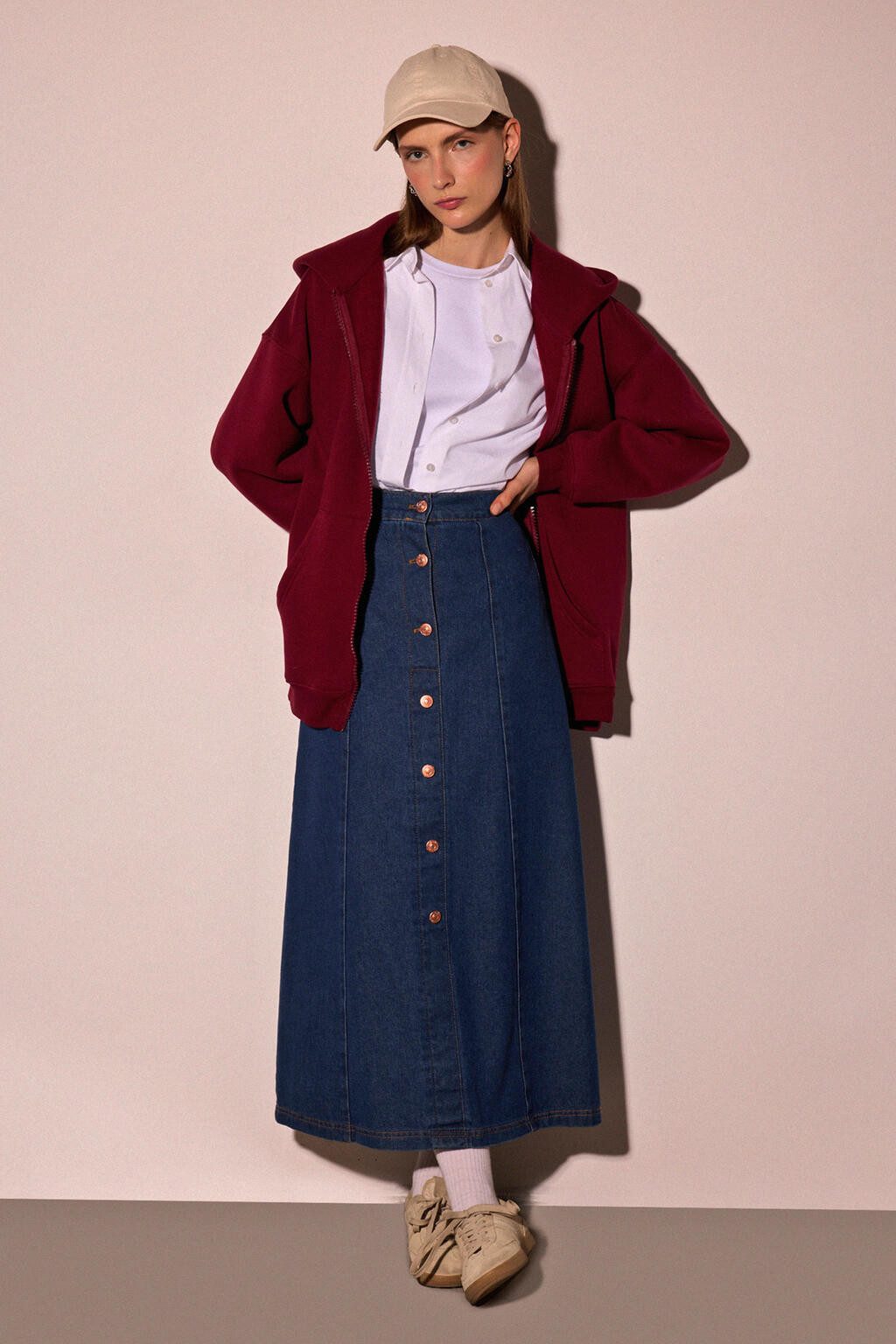 touche prive Jackett STRICKJACKE MIT KAPUZE