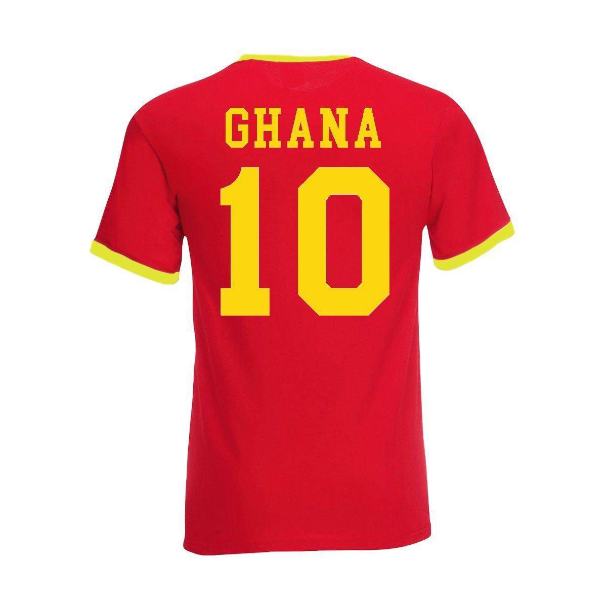 Youth Ghana mit T-Shirt T-Shirt im trendigem Trikot Fußball Herren Look Designz Motiv