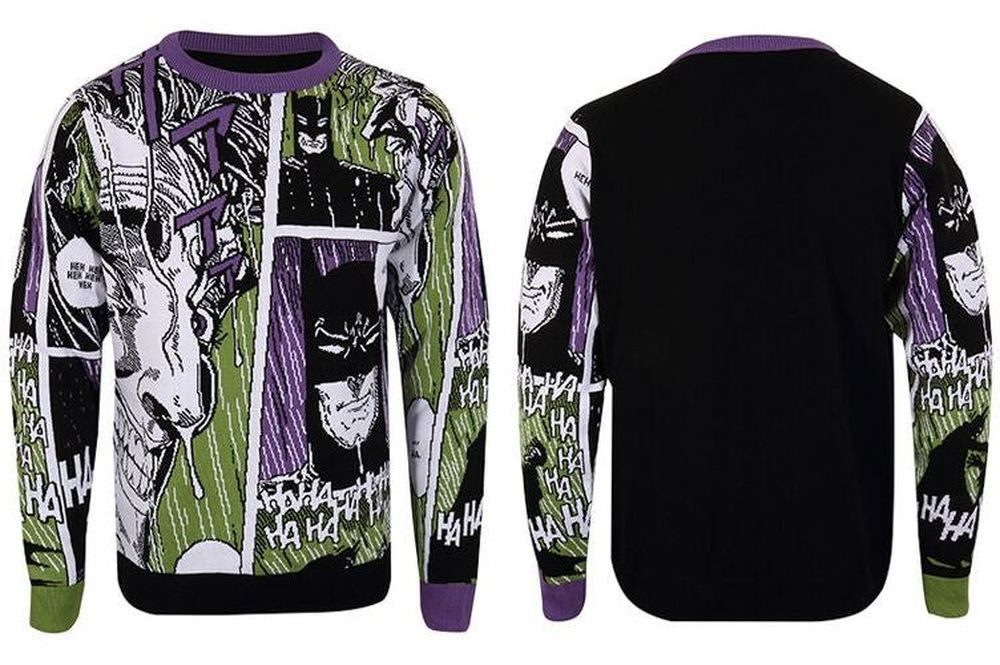 Batman Rundhalspullover Joker Manga Jumper
