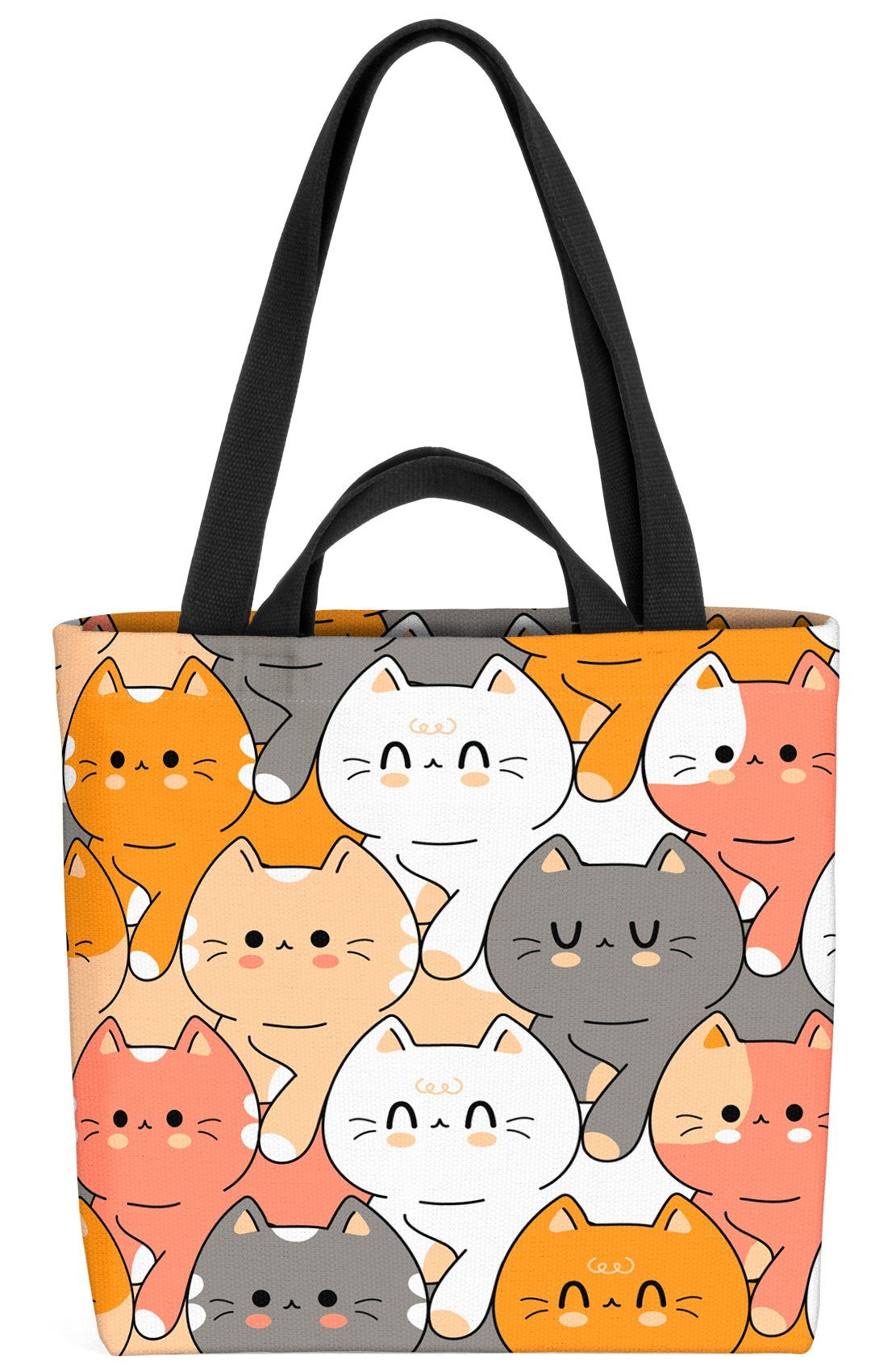 VOID Henkeltasche (1-tlg), Manga Katzen Anime Bande Haustier Katze Tiger Haustiger Spielzeug kat