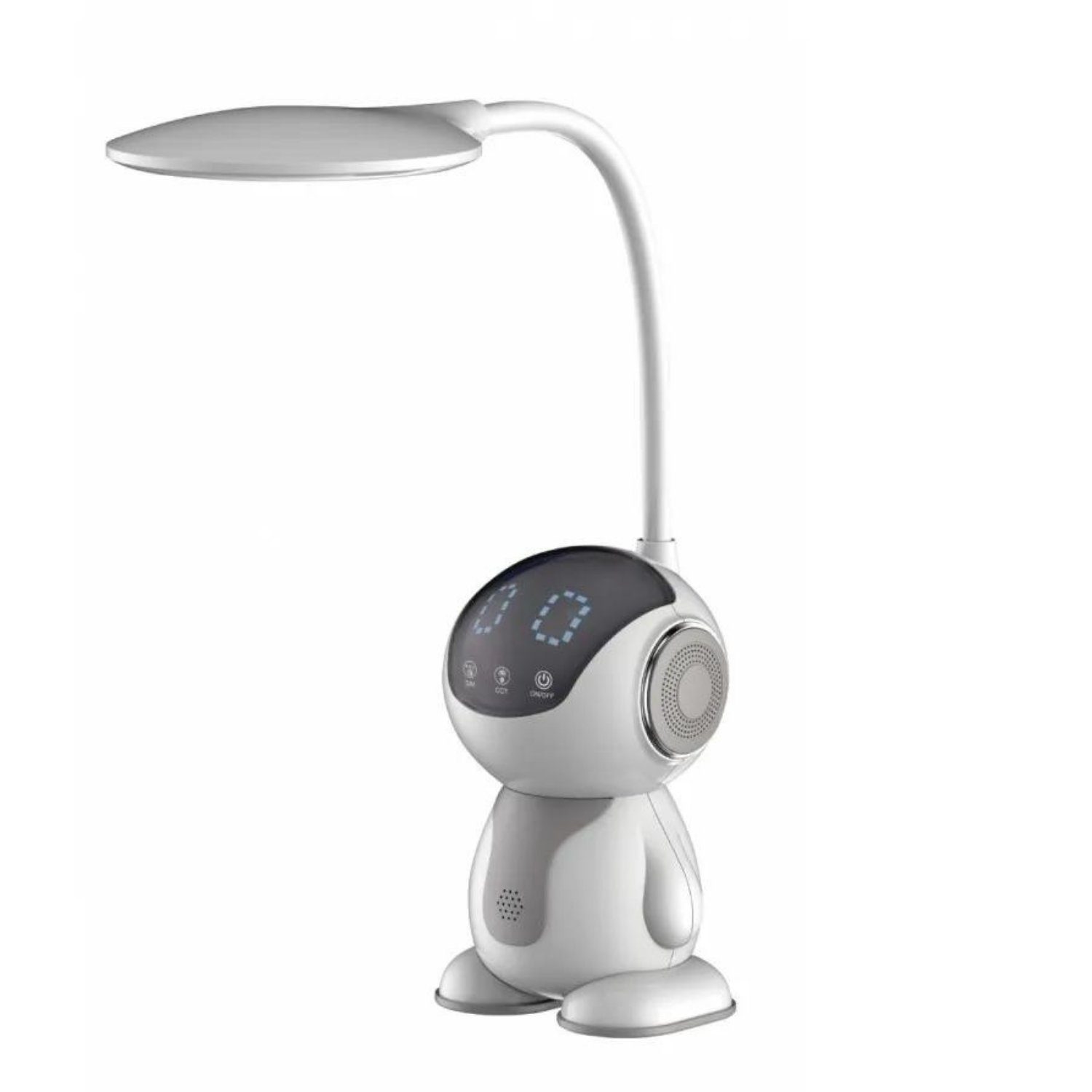 Maxcom Nachttischlampe LuminaGlow 7W LED-Tischlampe Grau günstig online kaufen