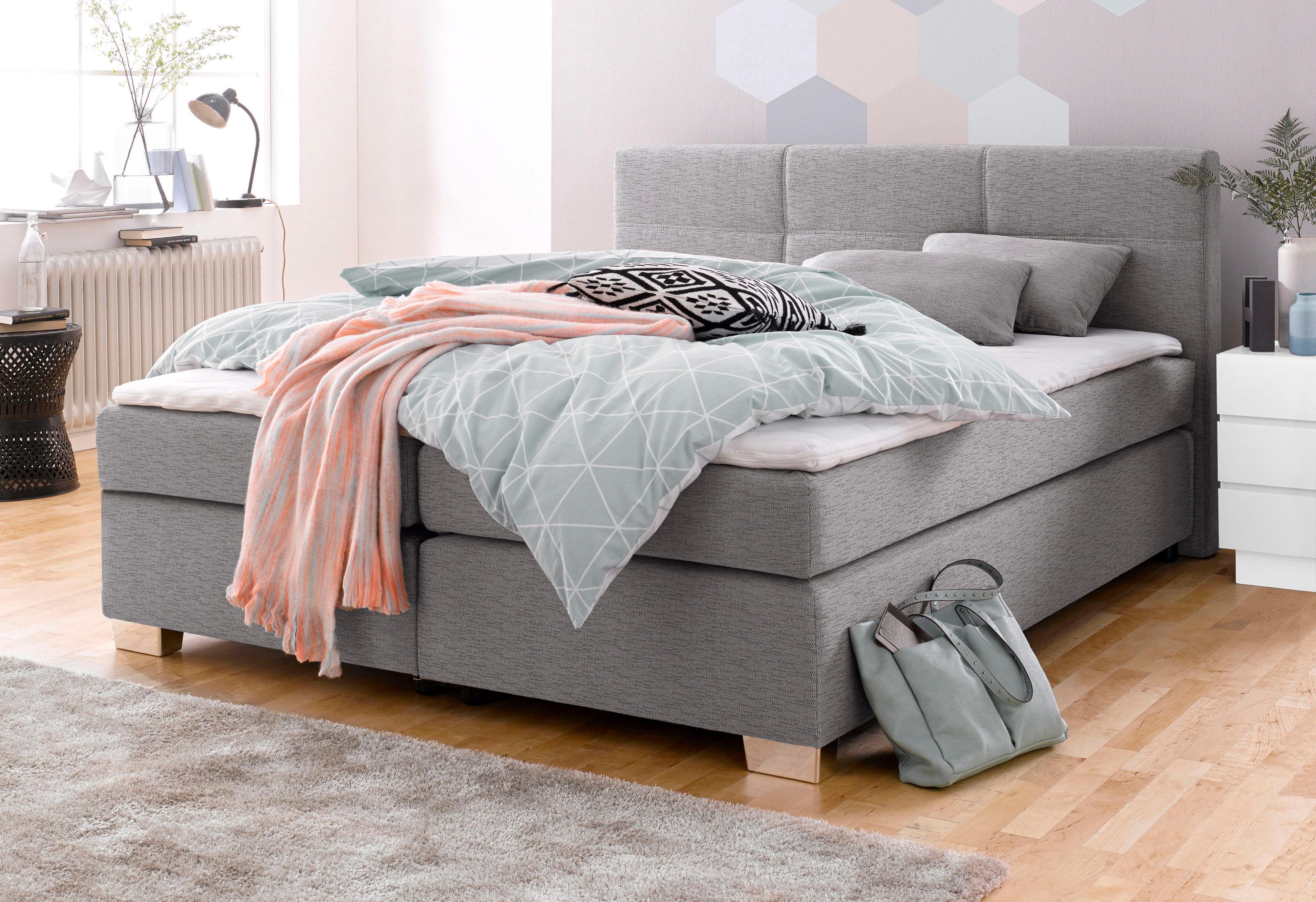 Jockenhöfer Gruppe Boxspringbett Evita, inkl. Topper und Kissen, erhältlich günstig online kaufen