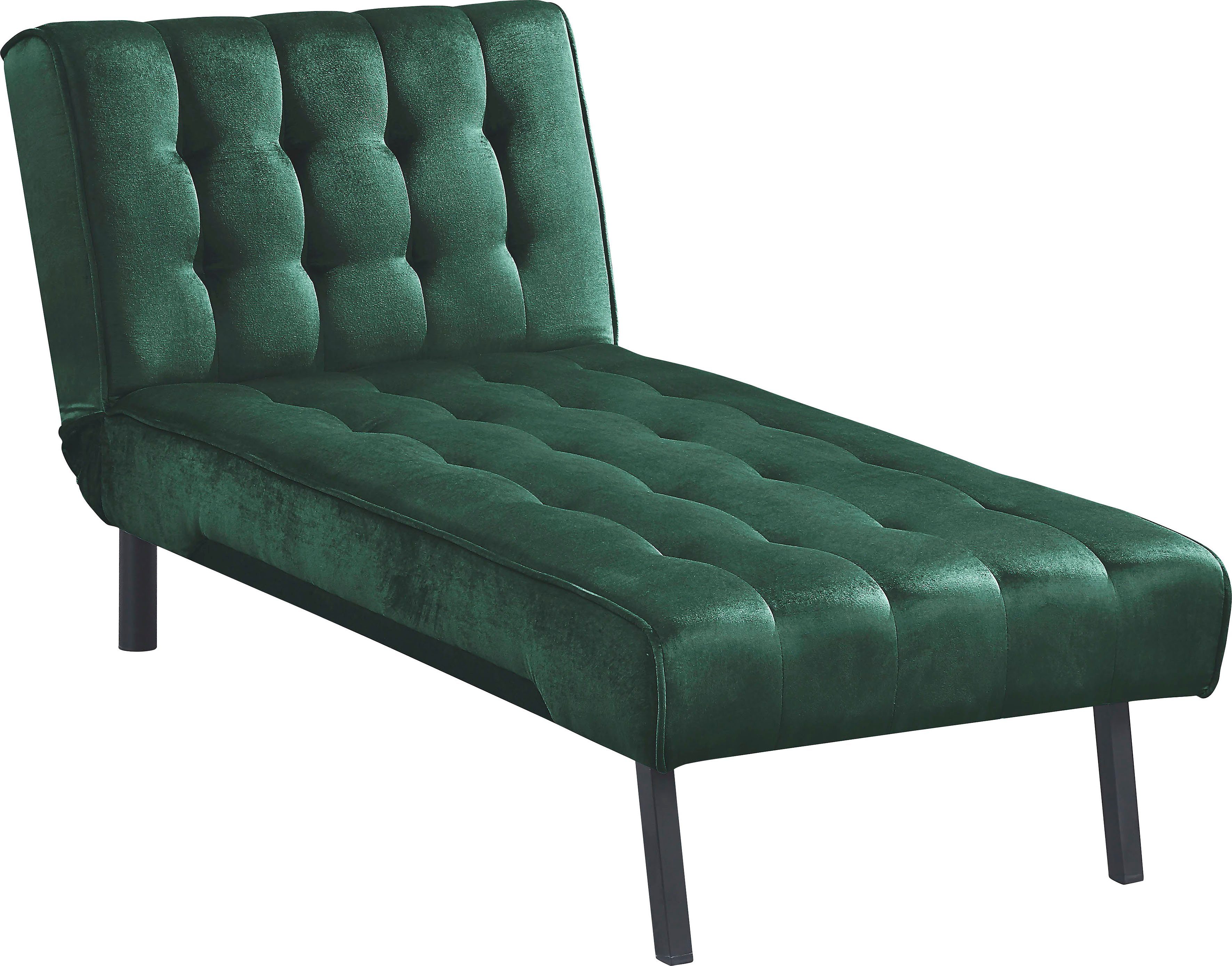 ATLANTIC home collection Relaxliege Pierre, mit 3-stufiger Rasterfunktion im Rücken, mit Wellenunterfederung