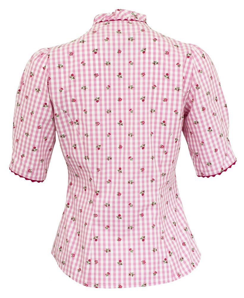 Trachtenland Trachtenbluse Pierre Marcel Damen Blümchen Trachtenbluse Amelie