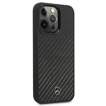 Mercedes Handyhülle Case iPhone 13 Pro Max Carbon Optik schwarz