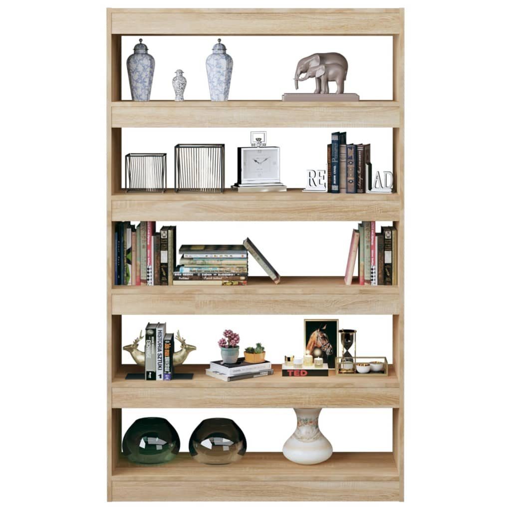 furnicato Bücherregal Bücherregal/Raumteiler Sonoma-Eiche 100x30x166 cm