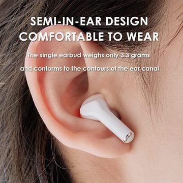 Xmenha Ergonomisches Design für sicheren Halt In-Ear-Kopfhörer (13mm Lautsprecher für kraftvollen Bass & breiten Klangbereich., Noise Cancelling Stabile Verbindung klare Anrufe in lauten Umgebungen)