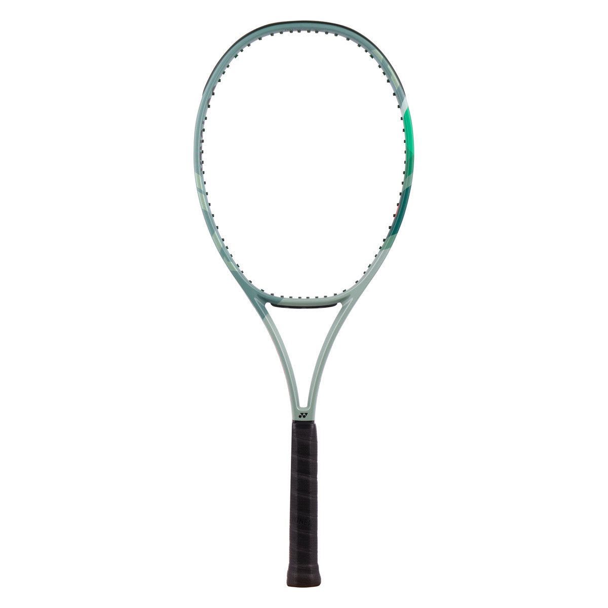 Yonex Tennisschläger Percept 100in/300g/Turnier olivegrün - unbesaitet