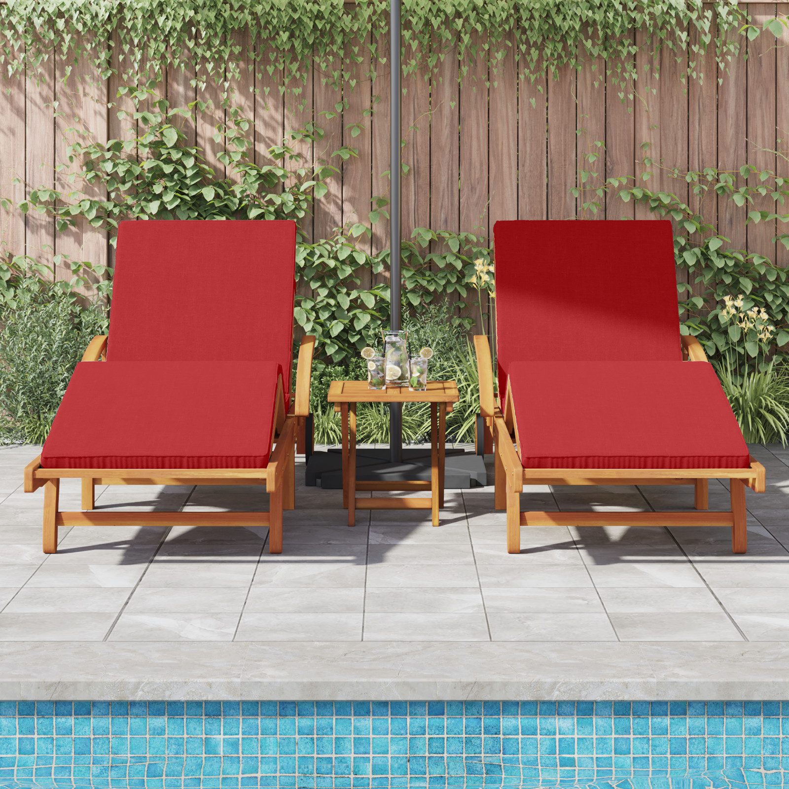 vidaXL Gartenliege Sonnenliegen 2er Set mit günstig online kaufen