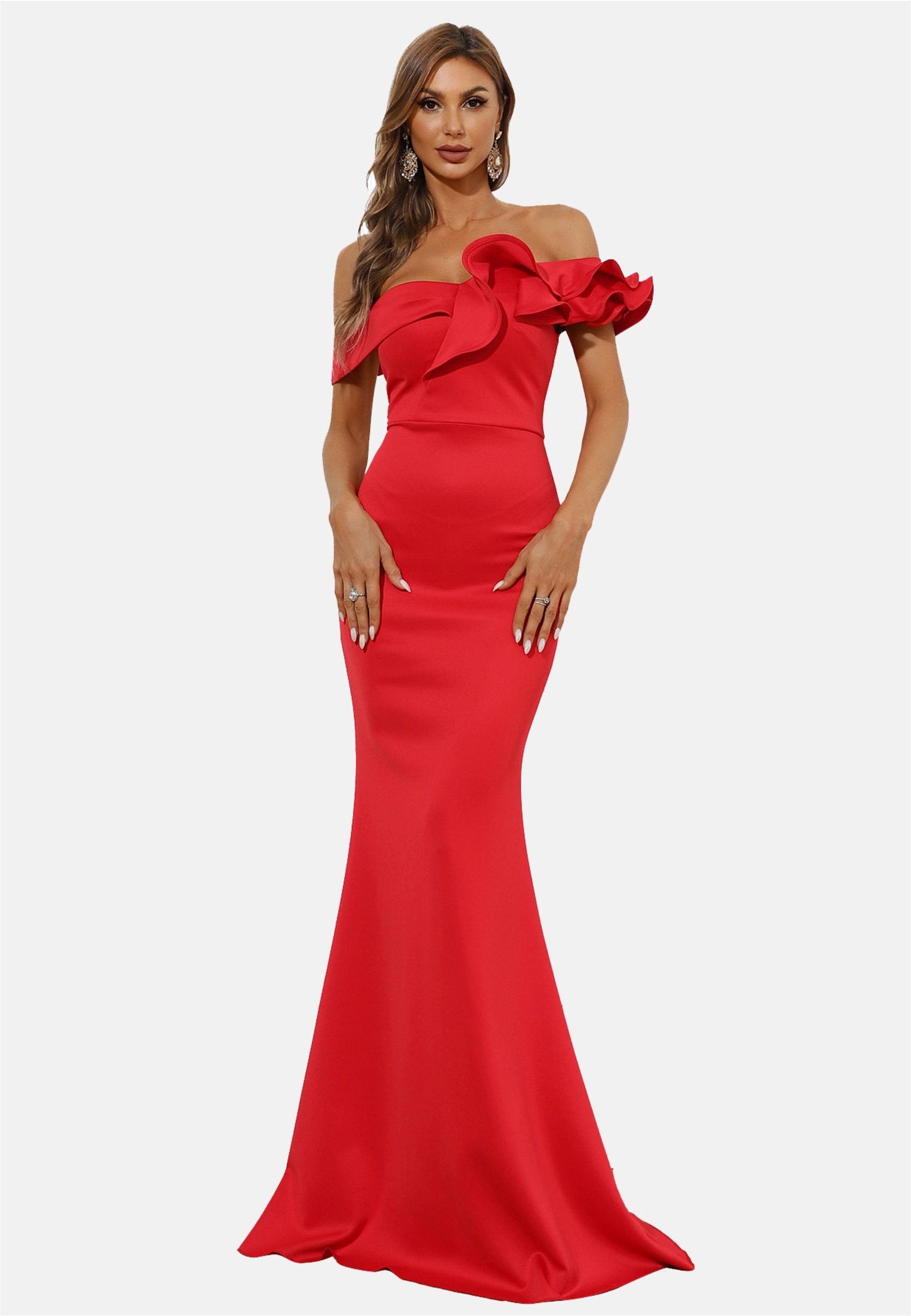 Moda Minx Jerseykleid Alaia Off Shoulder günstig online kaufen