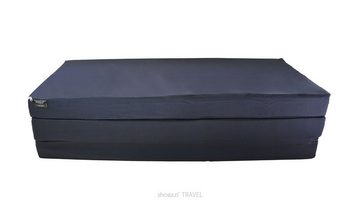Klappmatratze Luxus Gästematratze 150/160 x 200/190cm, shogazi ®, 12 cm hoch, 3-teilige mit abnehmbarem Bezug - MADE IN GERMANY