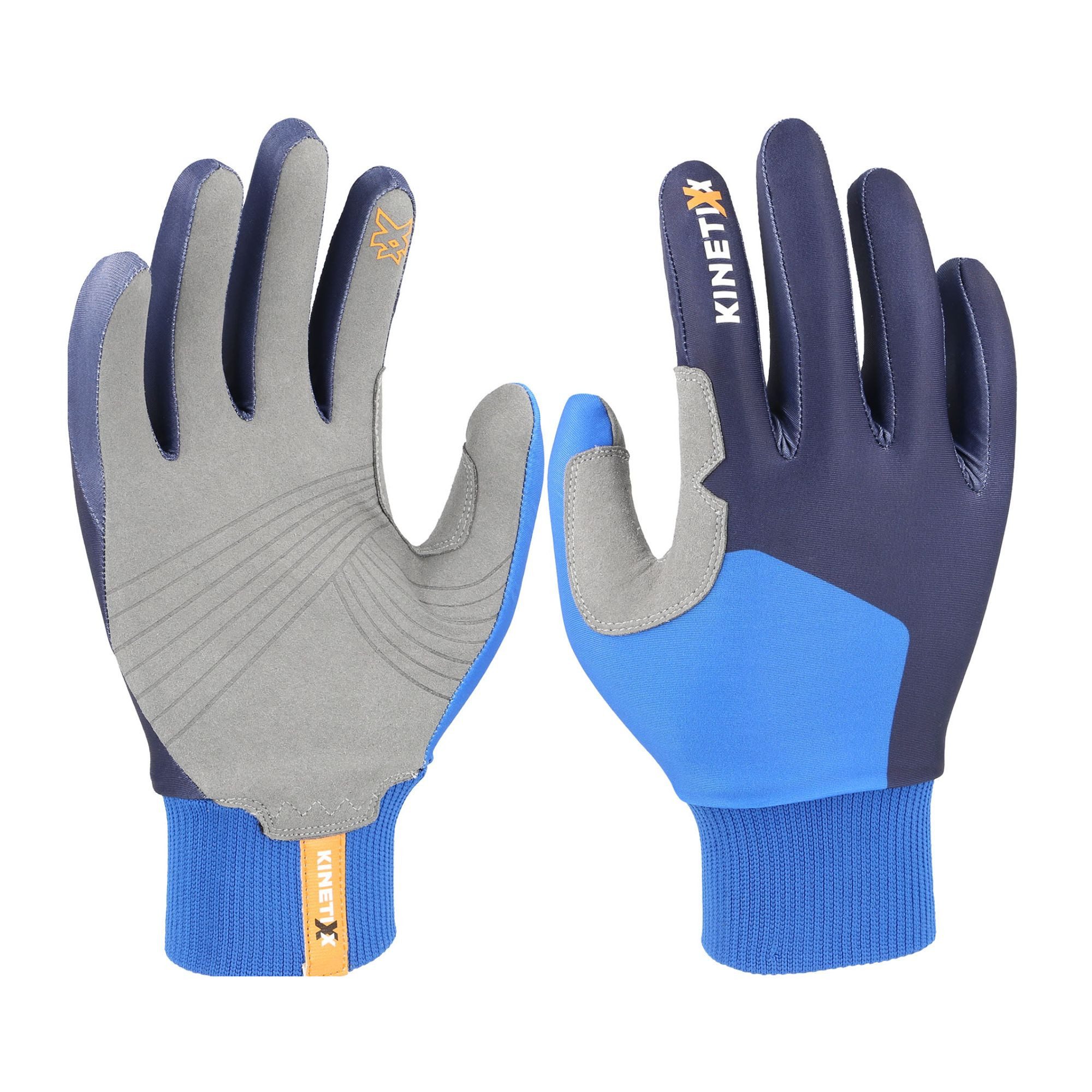 Kinetixx Langlaufhandschuhe Einstiegs-Langlaufhandschuhe Nilas, KinetiXx (Schwarz, Blau, Berry) Grip, Touchscreen kompatibel, Elastisch, Fleece auf der Oberhand, Warm