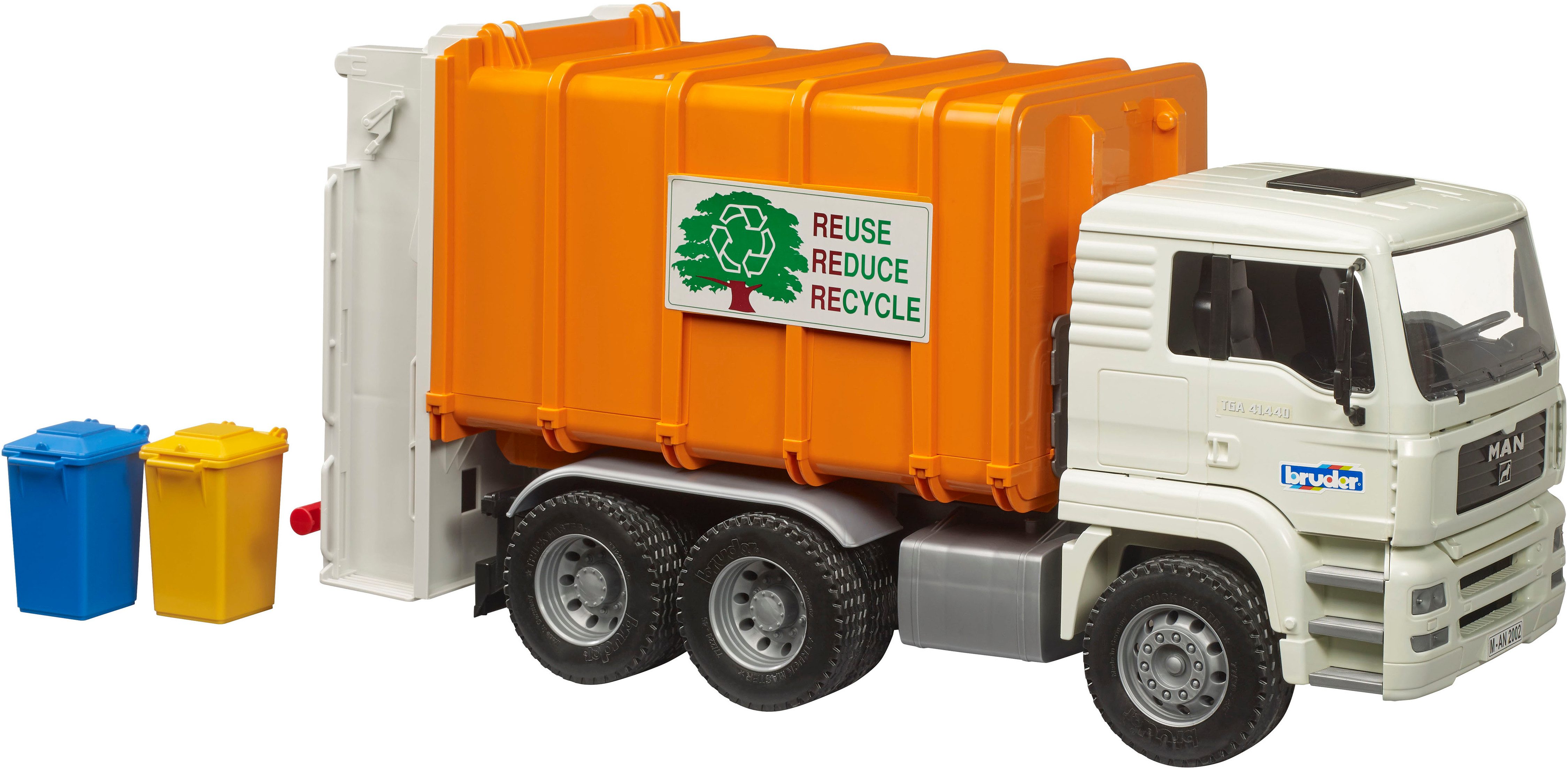 Bruder® Spielzeug-Müllwagen MAN TGA Müll-LKW Hecklader (02772), Made in Eur günstig online kaufen