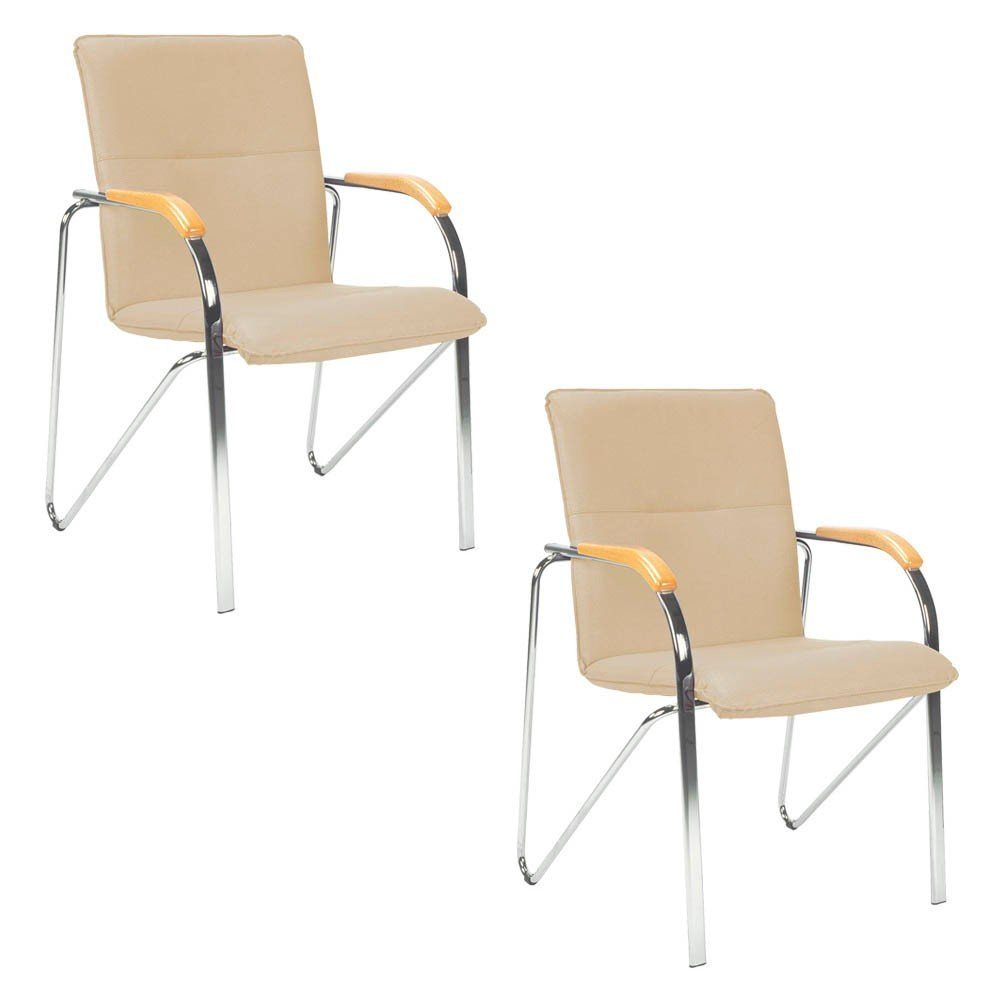 Nowy Styl Besucherstuhl 2 Besucherstühle Stapelstuhl günstig online kaufen