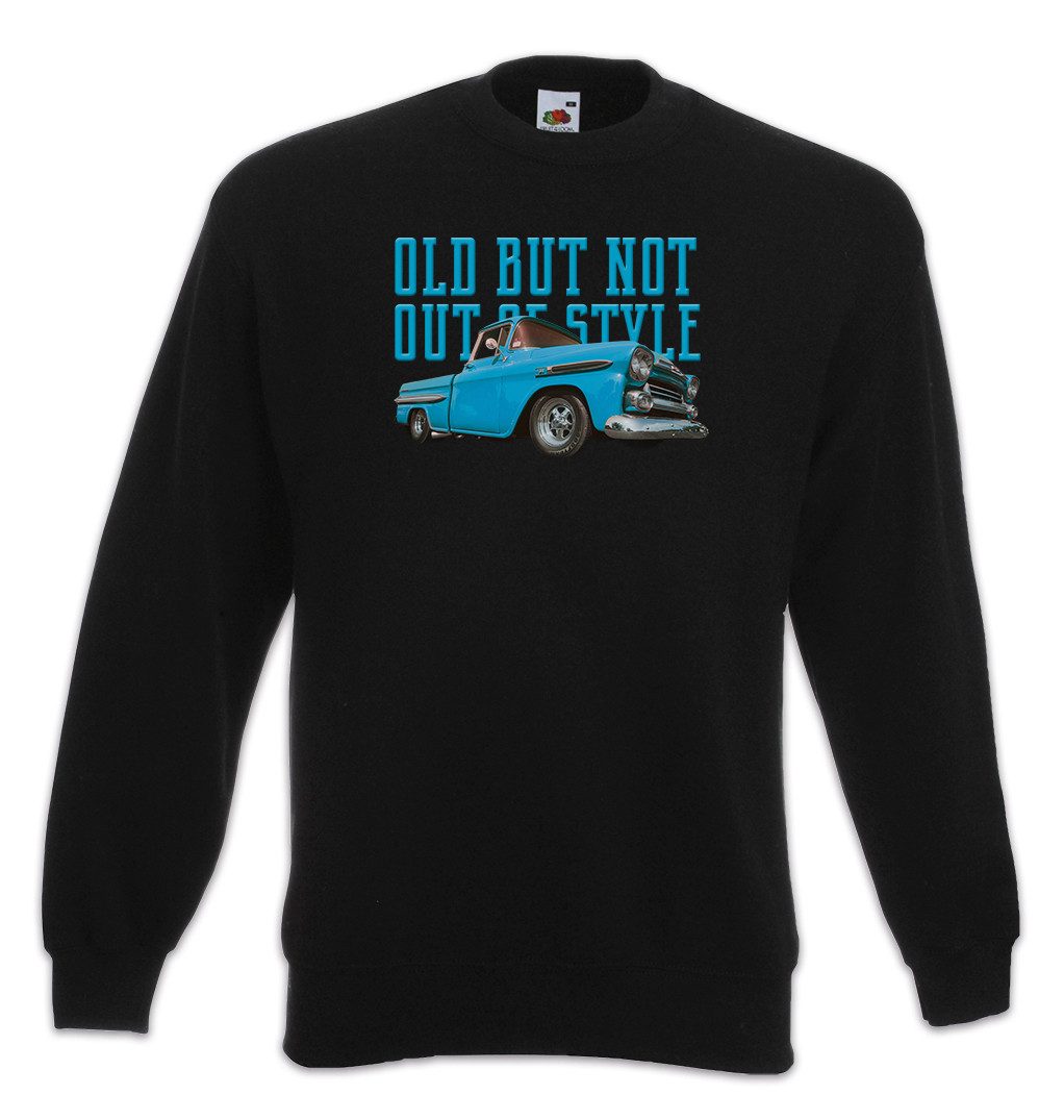 Sweatshirt American Pickup Sweatshirt Race Racing Auto Big Driver Block V8 Love