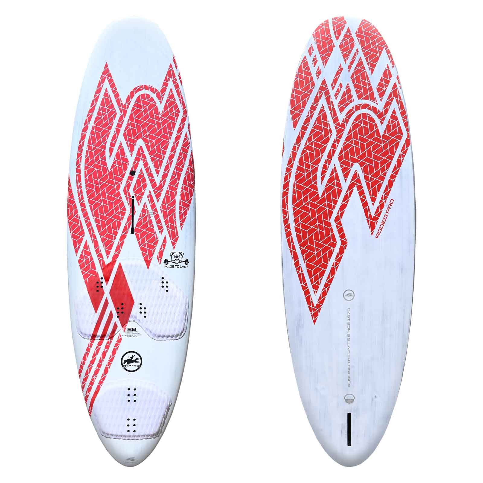 F2 Windsurfboard F2 Windsurfboard Rodeo Pro 88 l Weiss/Rot 2024/25, Surfbrett