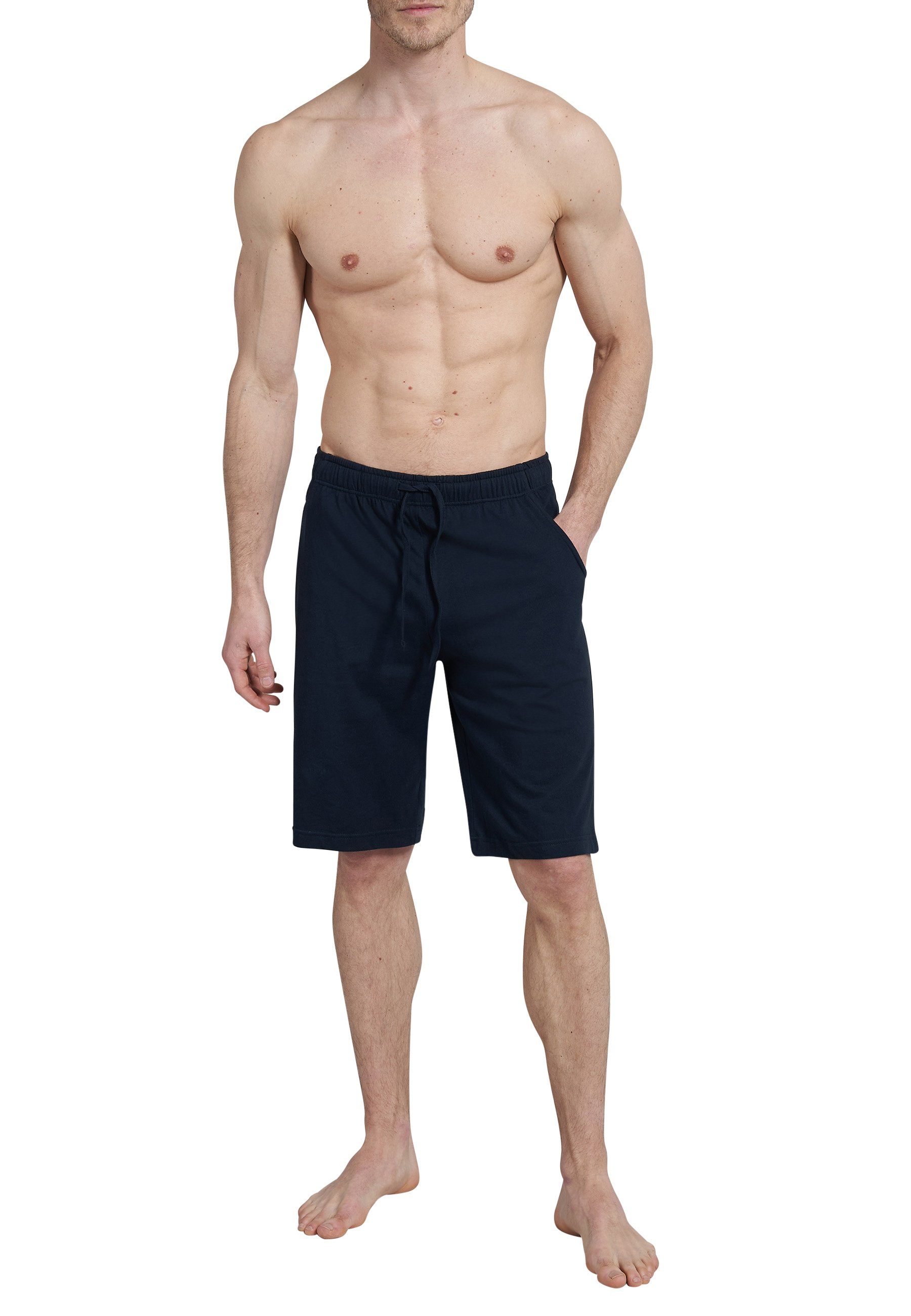 CECEBA Schlafhose CECEBA Herren Bermuda blau günstig online kaufen
