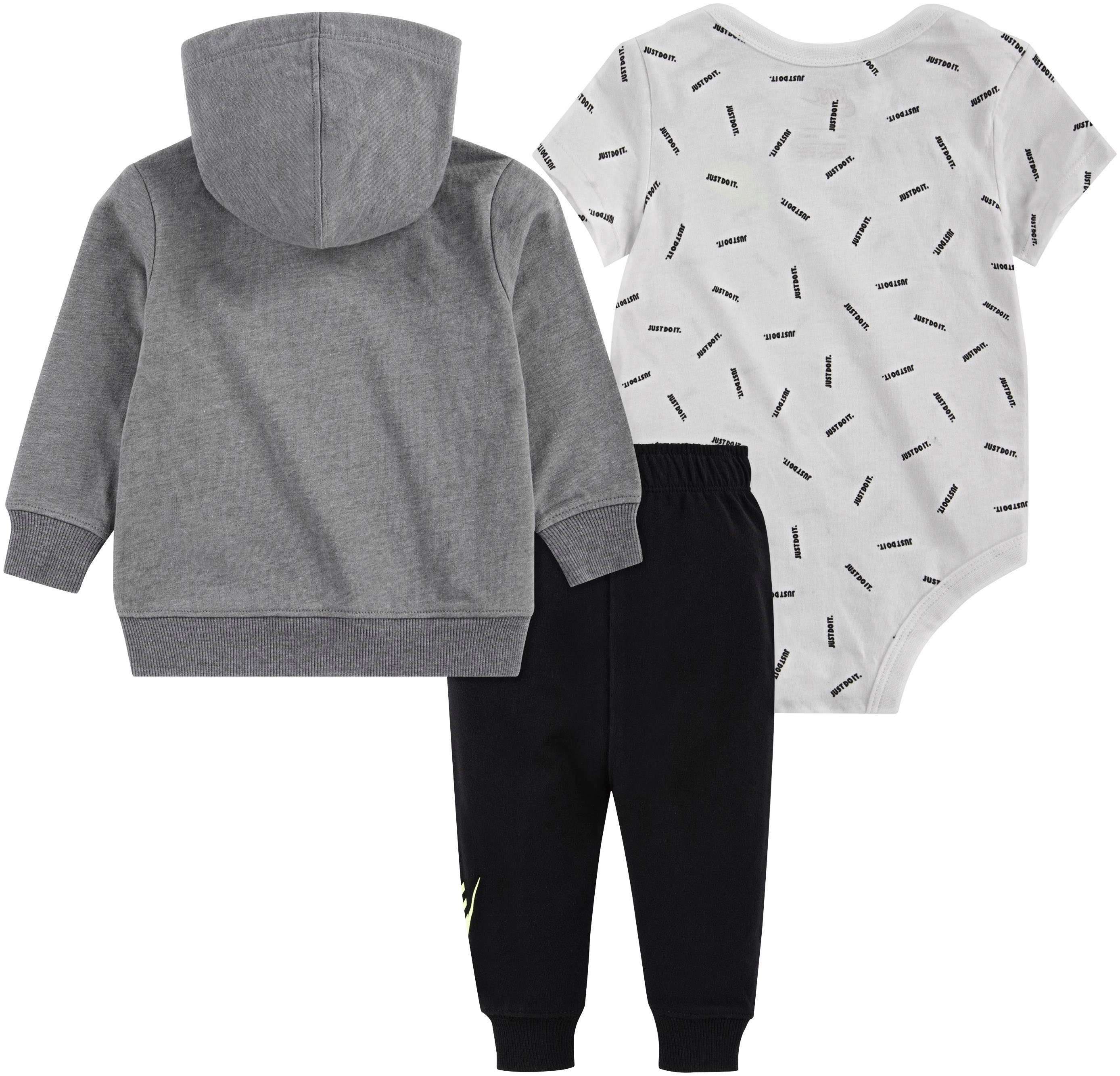 Nike Sportswear Erstausstattungspaket JDI TOSS 3PC FZ PANT SET (Set, 3-tlg) für Babys, auch in großen Größen