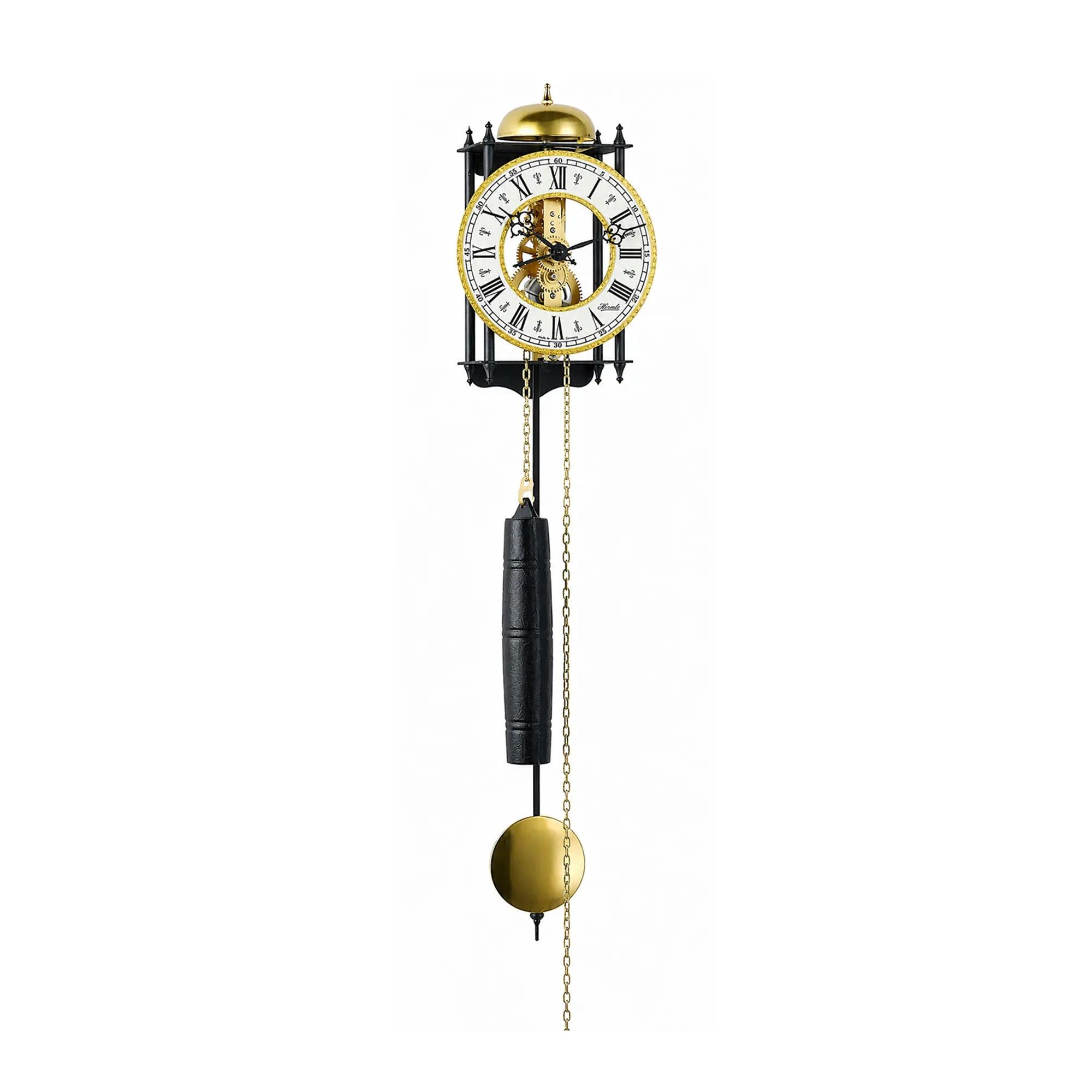 Hermle Wanduhr Pendeluhr Eisen Schlag auf Glocke - Hermle Modell: 70731-000711