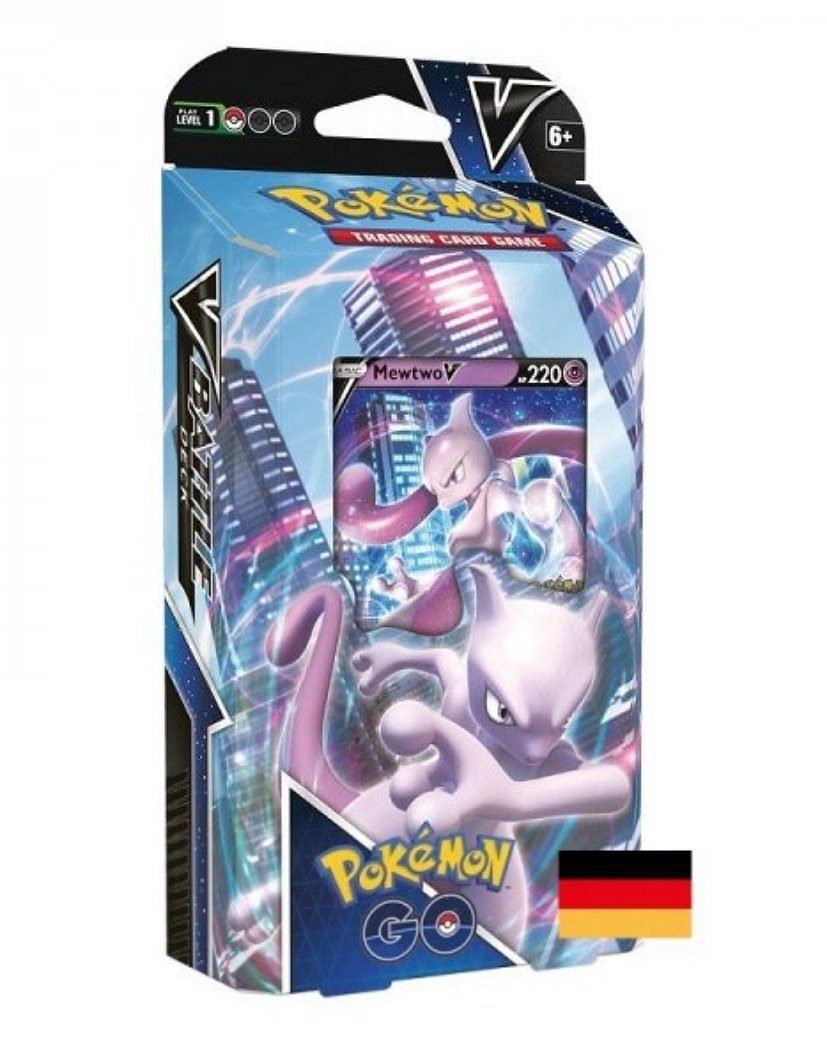 The Pokémon Company Sammelkarte Mewtu V Deck deutsch