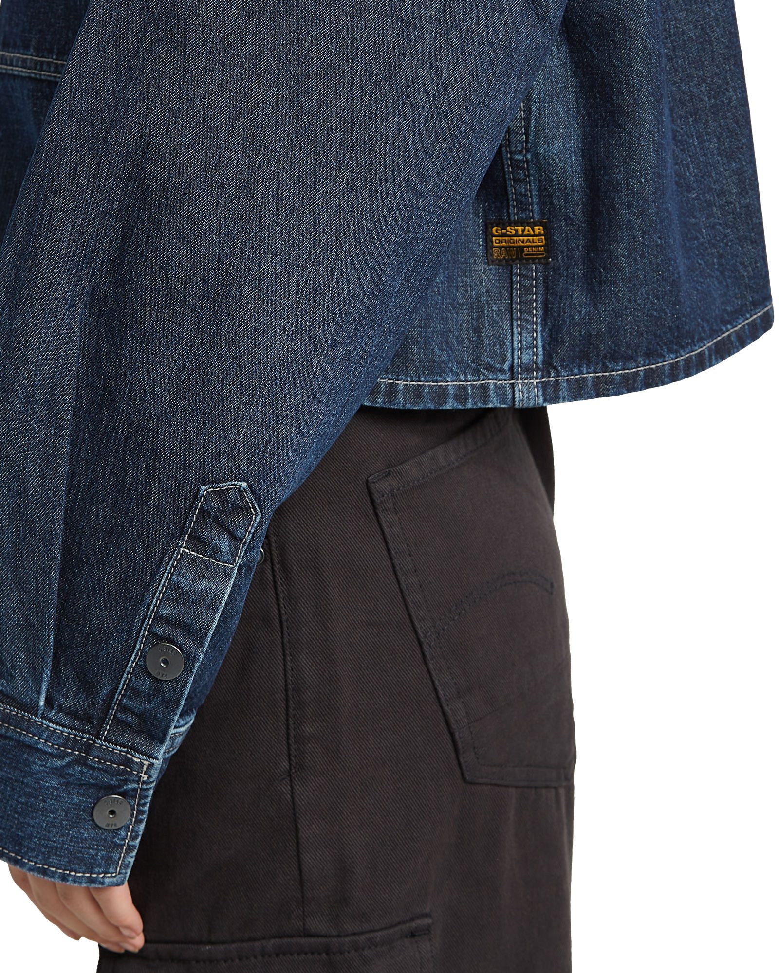 G-STAR Langarmshirt Boxy 2-Pocket Overshirt