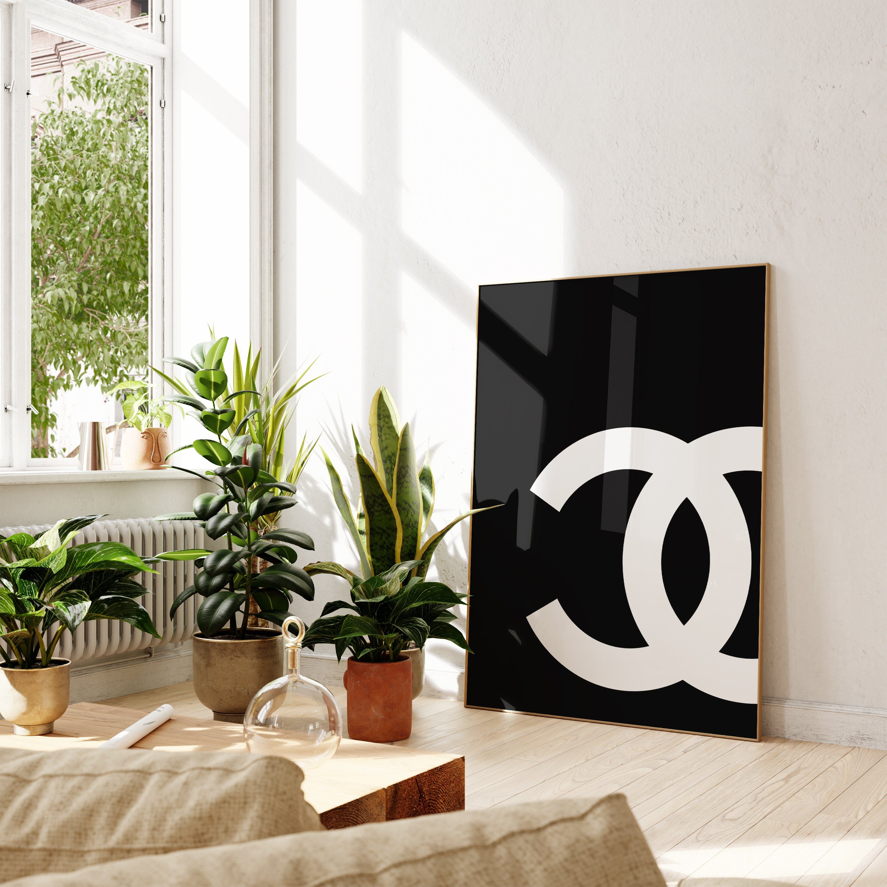 JUSTGOODMOOD Poster Premium ® Chanel Poster · ohne Rahmen, Poster in verschiedenen Größen verfügbar – Bild 3 von 5