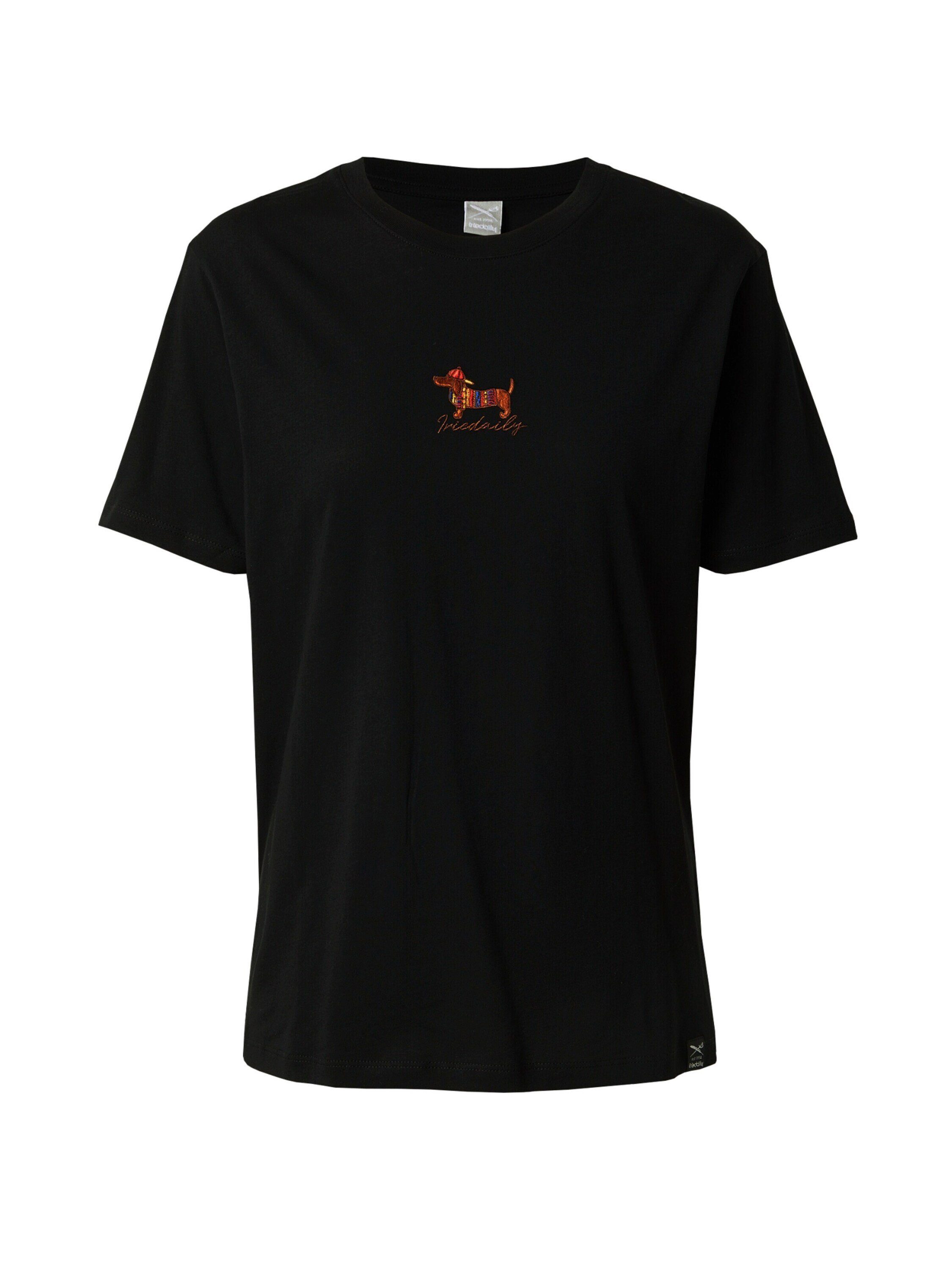 iriedaily T-Shirt Dacksi (1-tlg) Stickerei