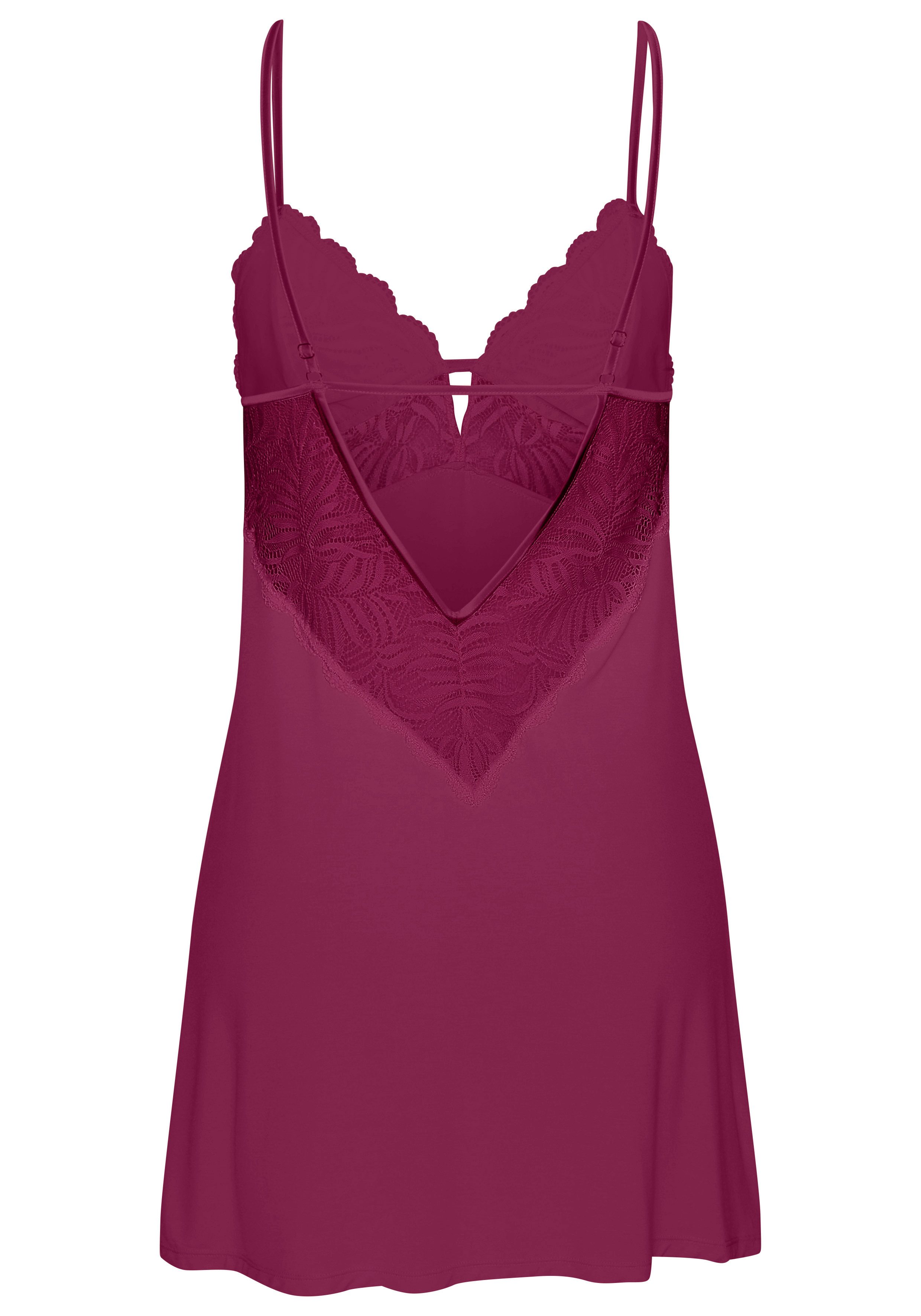 LASCANA Negligé Schöne Spitzendetails